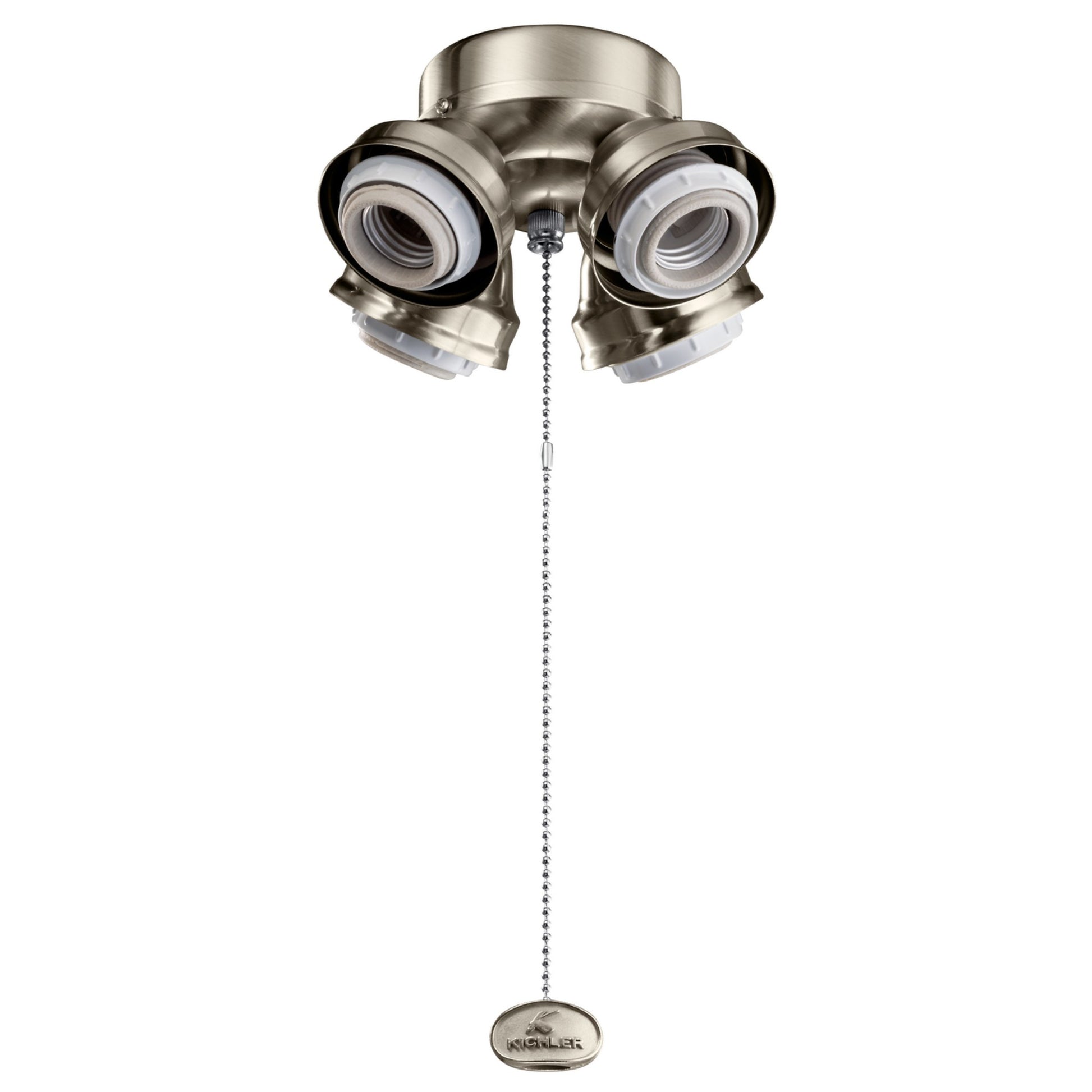 Kichler 7 In. 4 LED Lights Turtle Fitter Ceiling Fan Light Kit - Bees Lighting