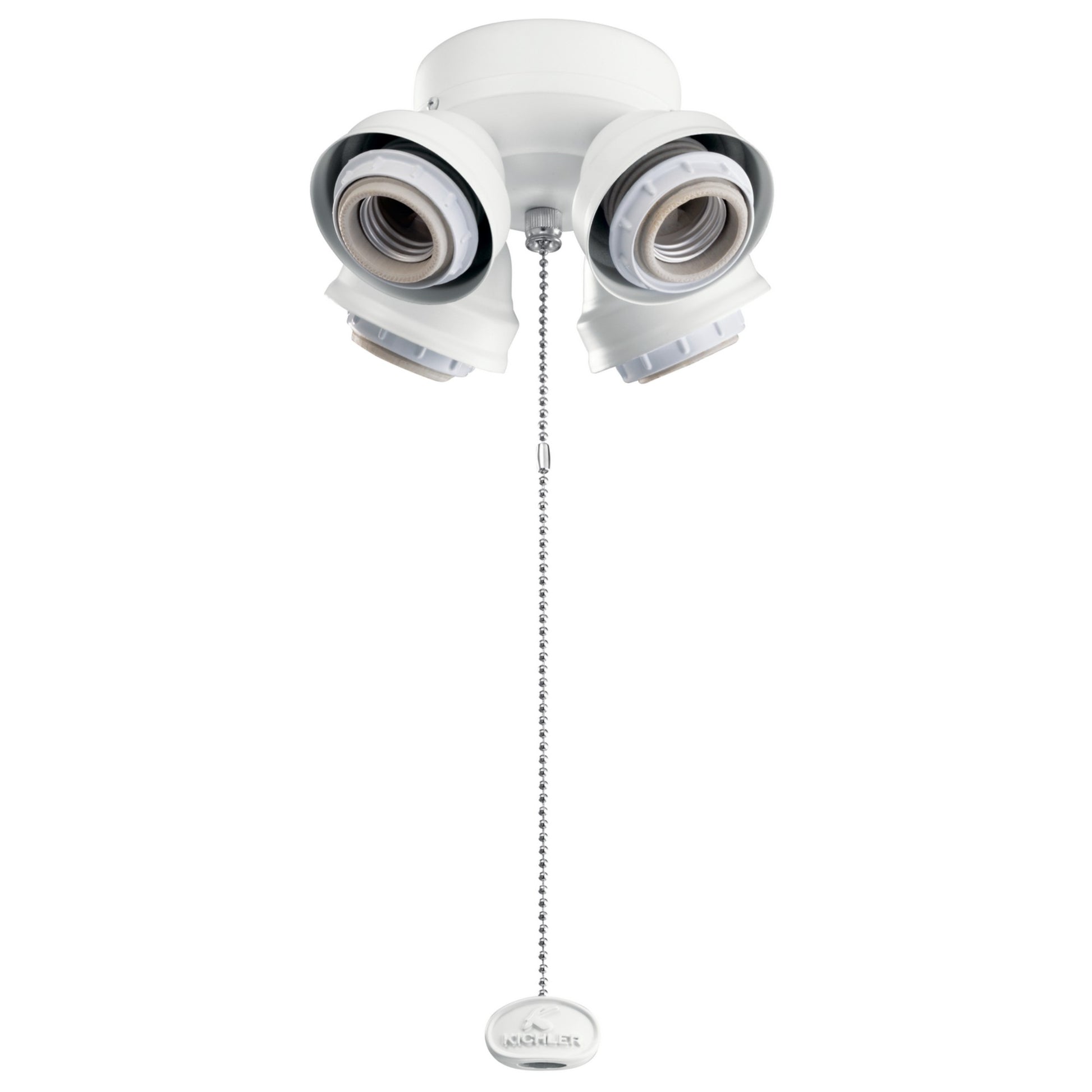 Kichler 7 In. 4 LED Lights Turtle Fitter Ceiling Fan Light Kit - Bees Lighting