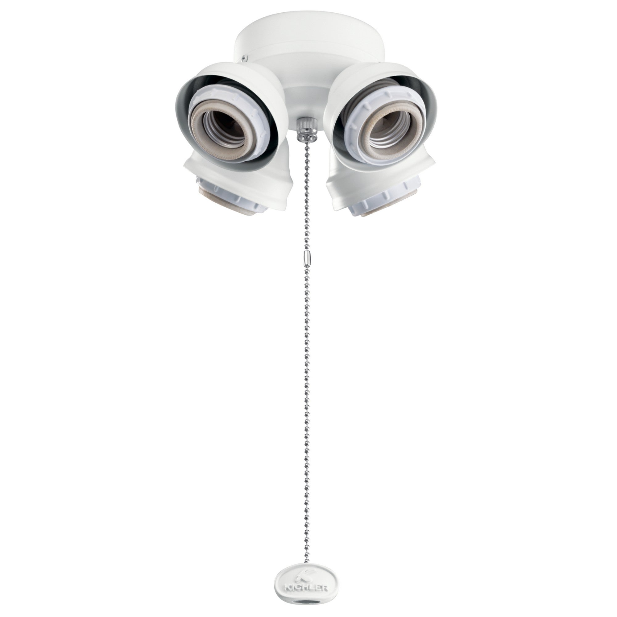Kichler 7 In. 4 LED Lights Turtle Fitter Ceiling Fan Light Kit - Bees Lighting