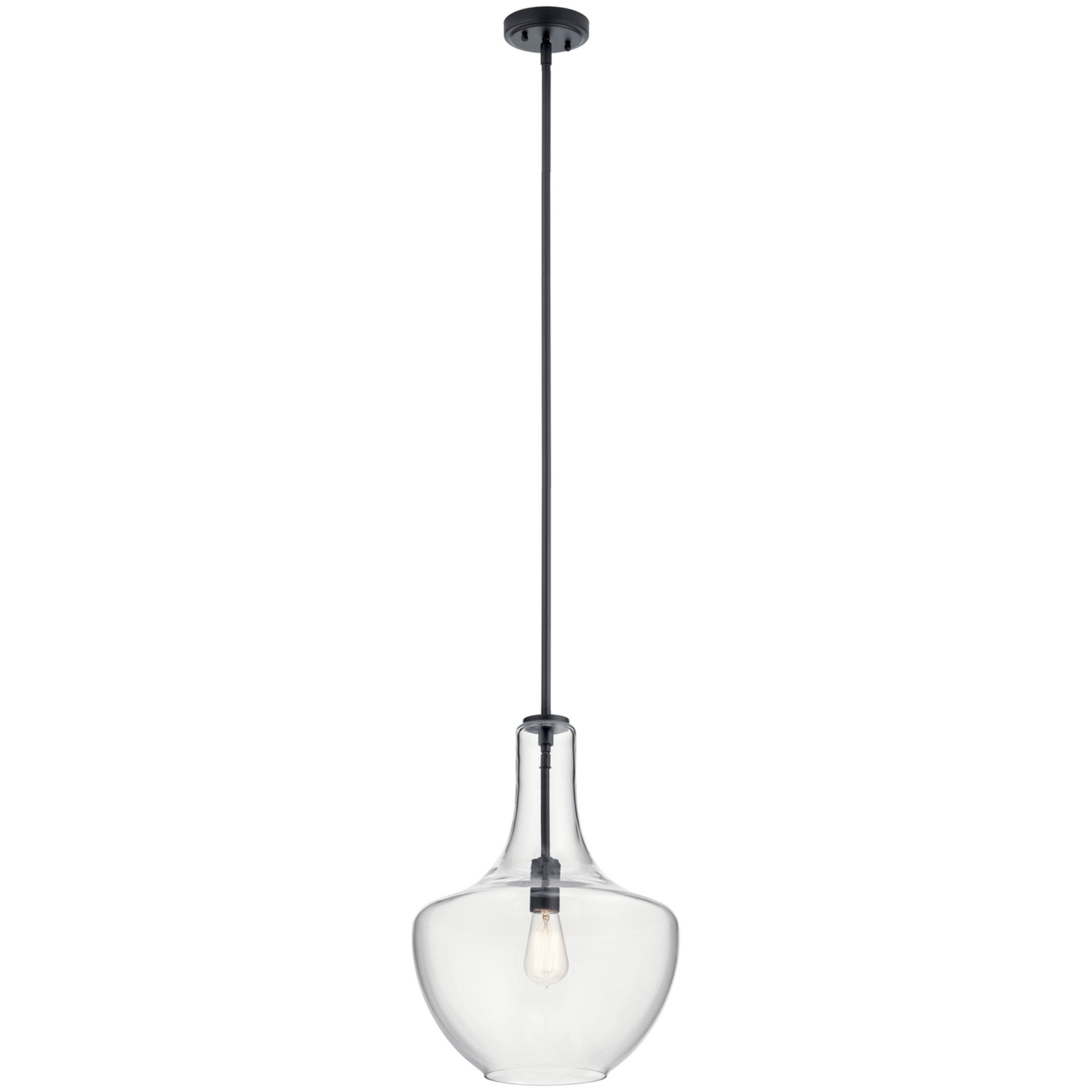 Everly 1-Light Bell Pendant Light - Bees Lighting