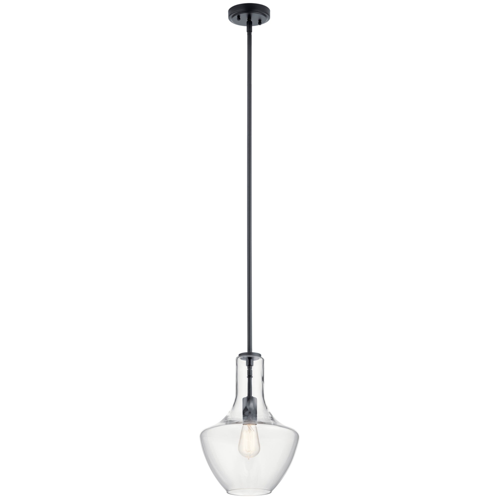 Everly 1-Light Bell Pendant Light - Bees Lighting