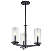 Crosby 18" 3-Light Convertible Chandelier/Semi Flush - Bees Lighting