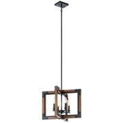 Marimount 18" 4-Light Chandelier, Mount Auburn Stained Finish - Bees Lighting