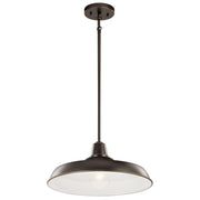 Pier 17" Outdoor Convertible Pendant, Olde Bronze Finish - Bees Lighting