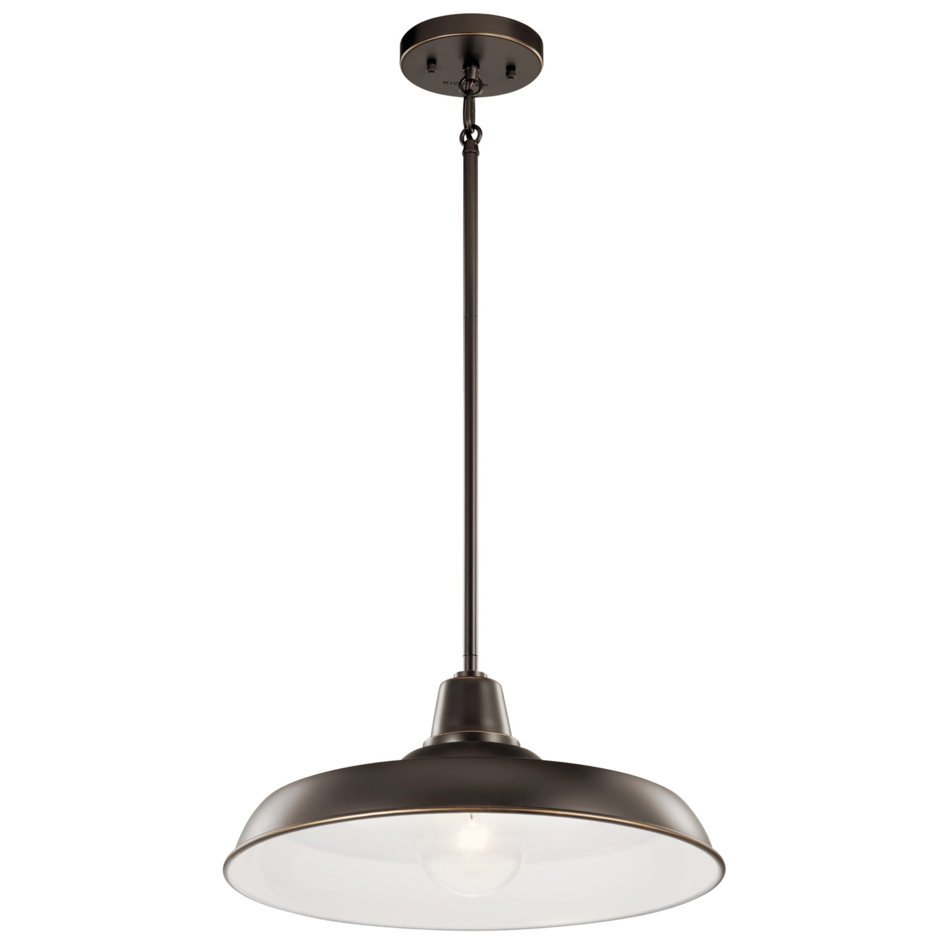 Pier 17" Outdoor Convertible Pendant, Olde Bronze Finish - Bees Lighting