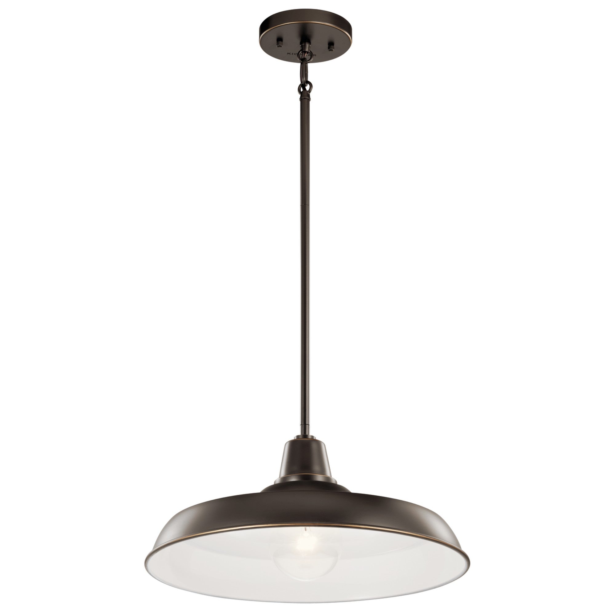 Pier 17" Outdoor Convertible Pendant, Olde Bronze Finish - Bees Lighting