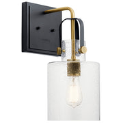 Kitner 17" Wall Sconce, Natural Brass Finish - Bees Lighting