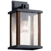 Marimount 13" Outdoor Wall Light, Black Finish - Bees Lighting