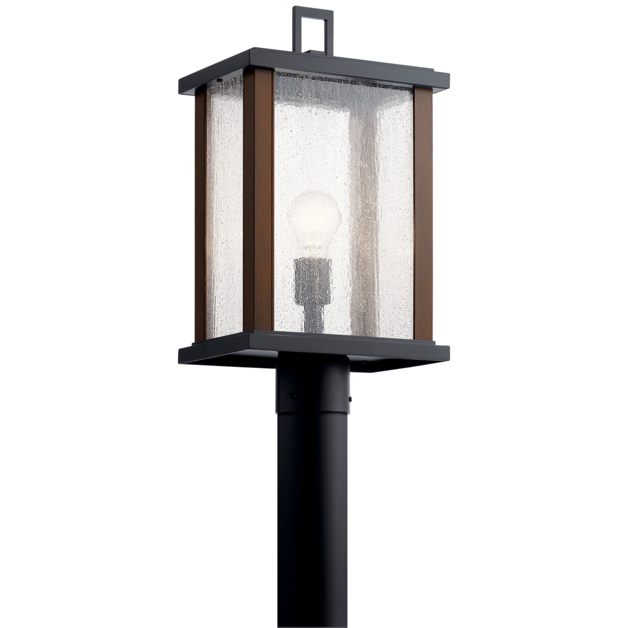Marimount 18" Outdoor Post Light, Black Finish - Bees Lighting