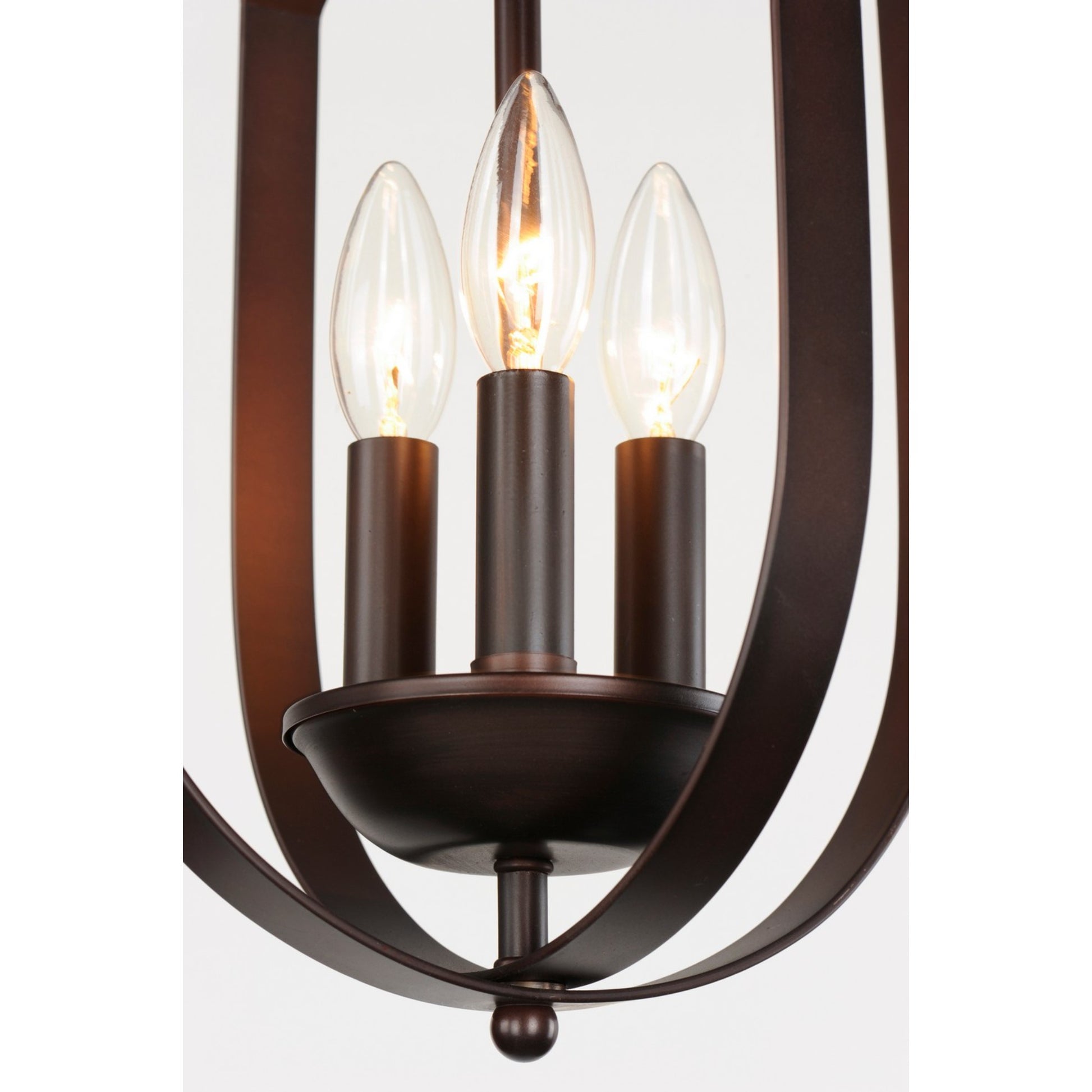 Provident 16" 3-Light Chandelier, Oil Rubbed Bronze Finish - Bees Lighting