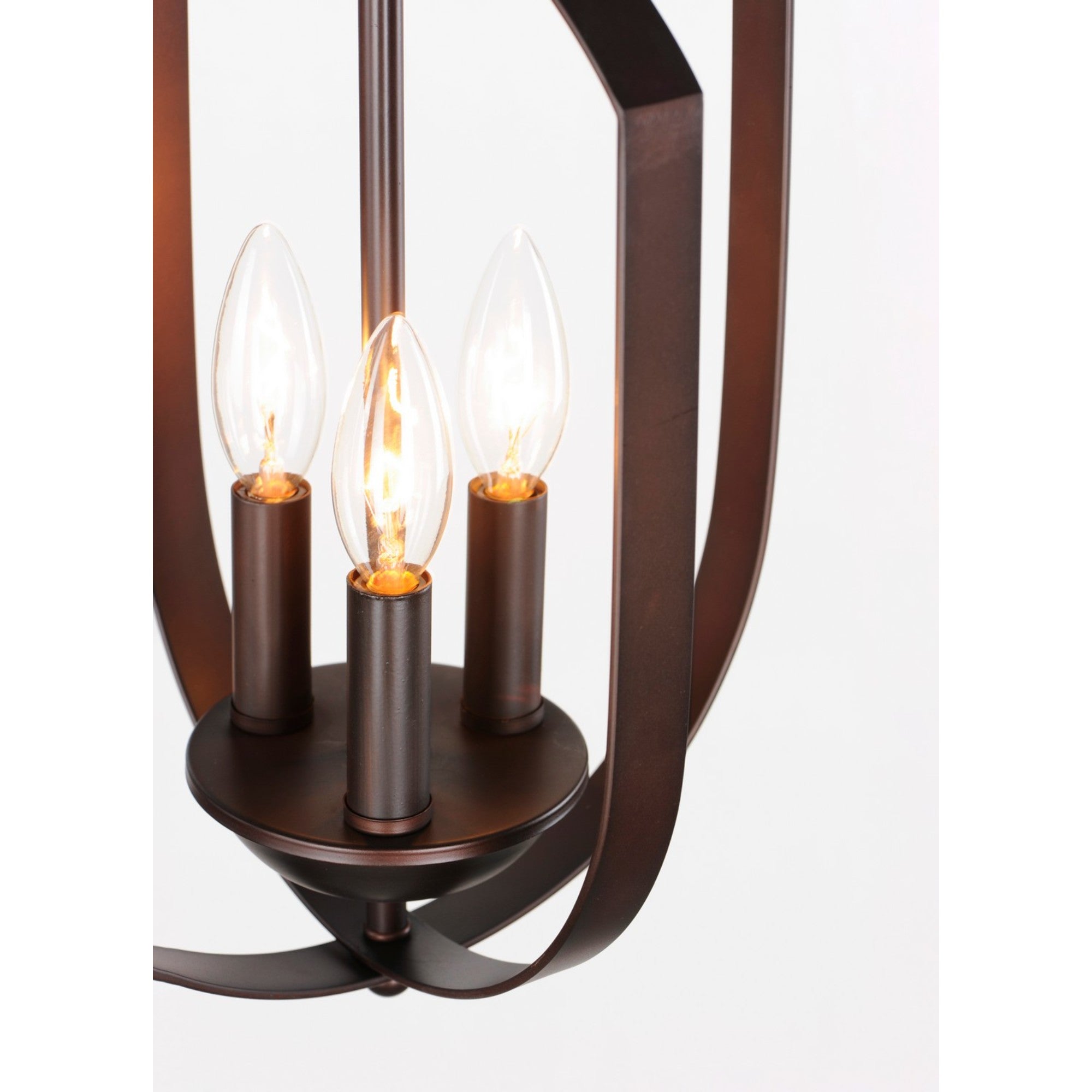 Provident 16" 3-Light Chandelier, Oil Rubbed Bronze Finish - Bees Lighting
