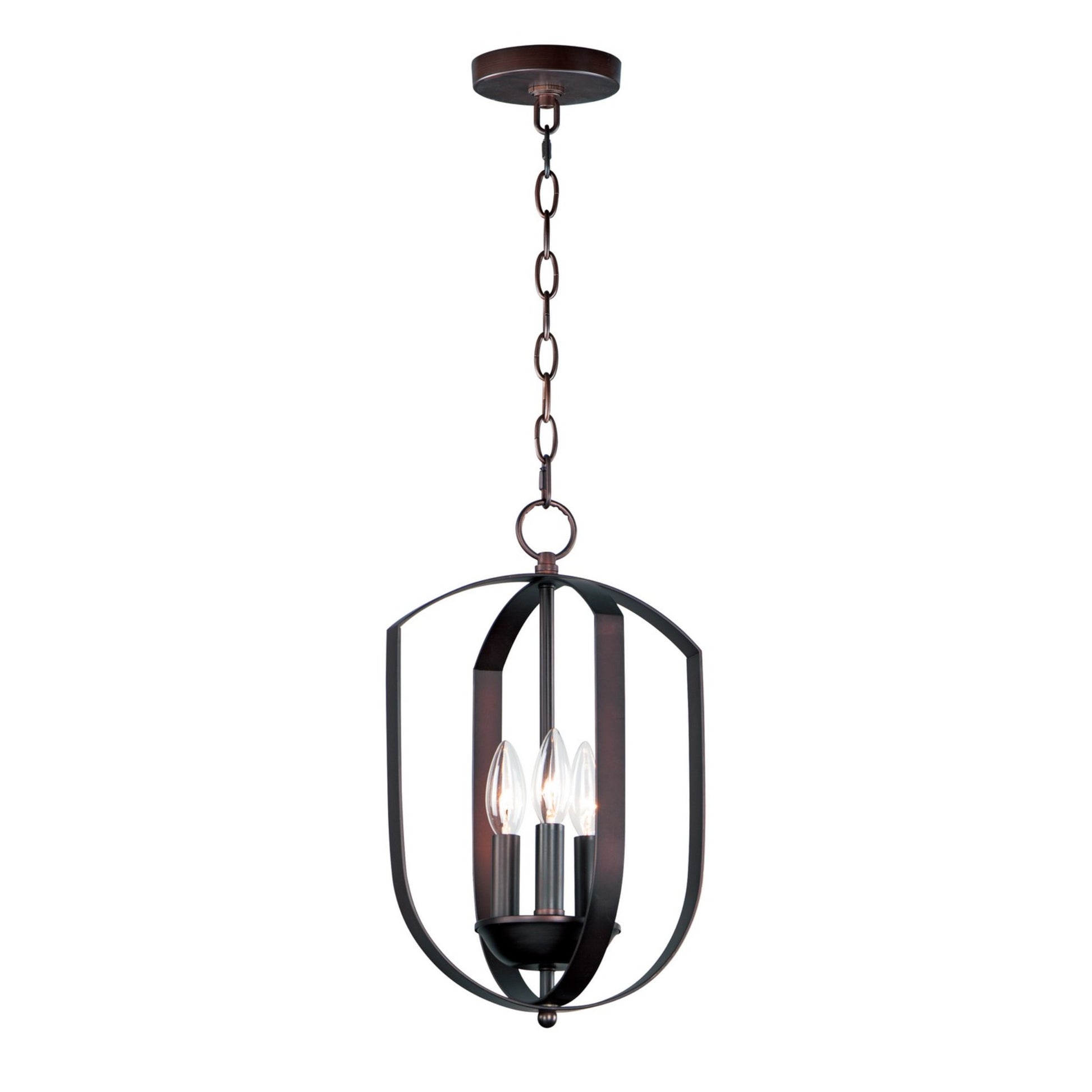 Provident 16" 3-Light Chandelier, Oil Rubbed Bronze Finish - Bees Lighting