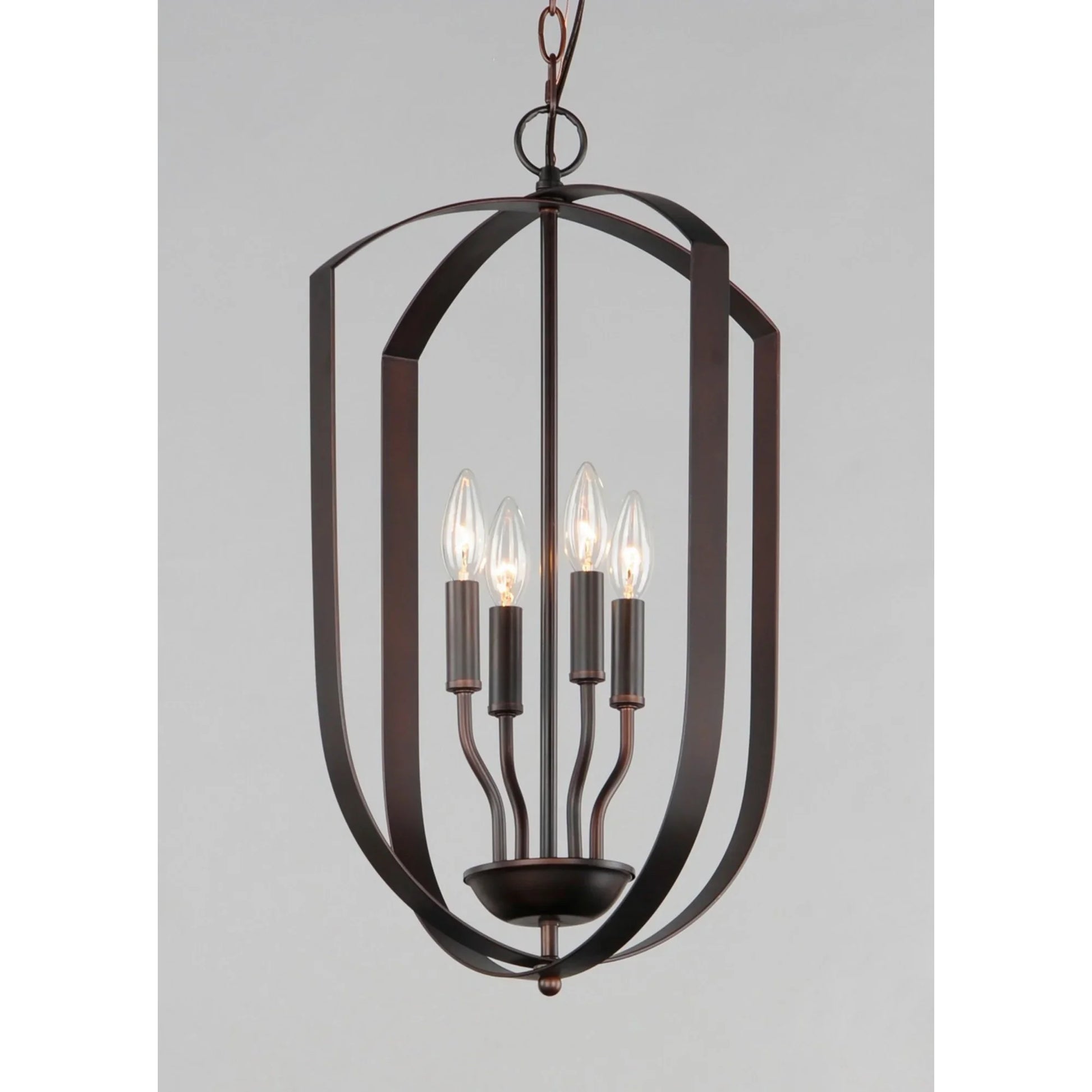 Provident 24" 4-Light Chandelier, Oil Rubbed Bronze Finish - Bees Lighting