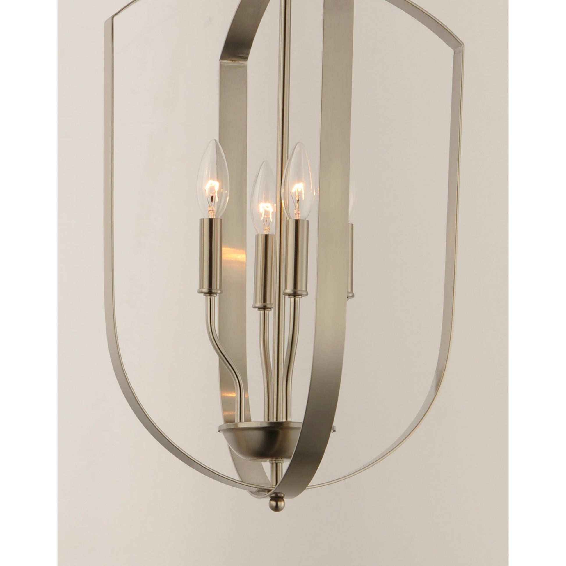 Provident 24" 4-Light Chandelier, Satin Nickel Finish - Bees Lighting