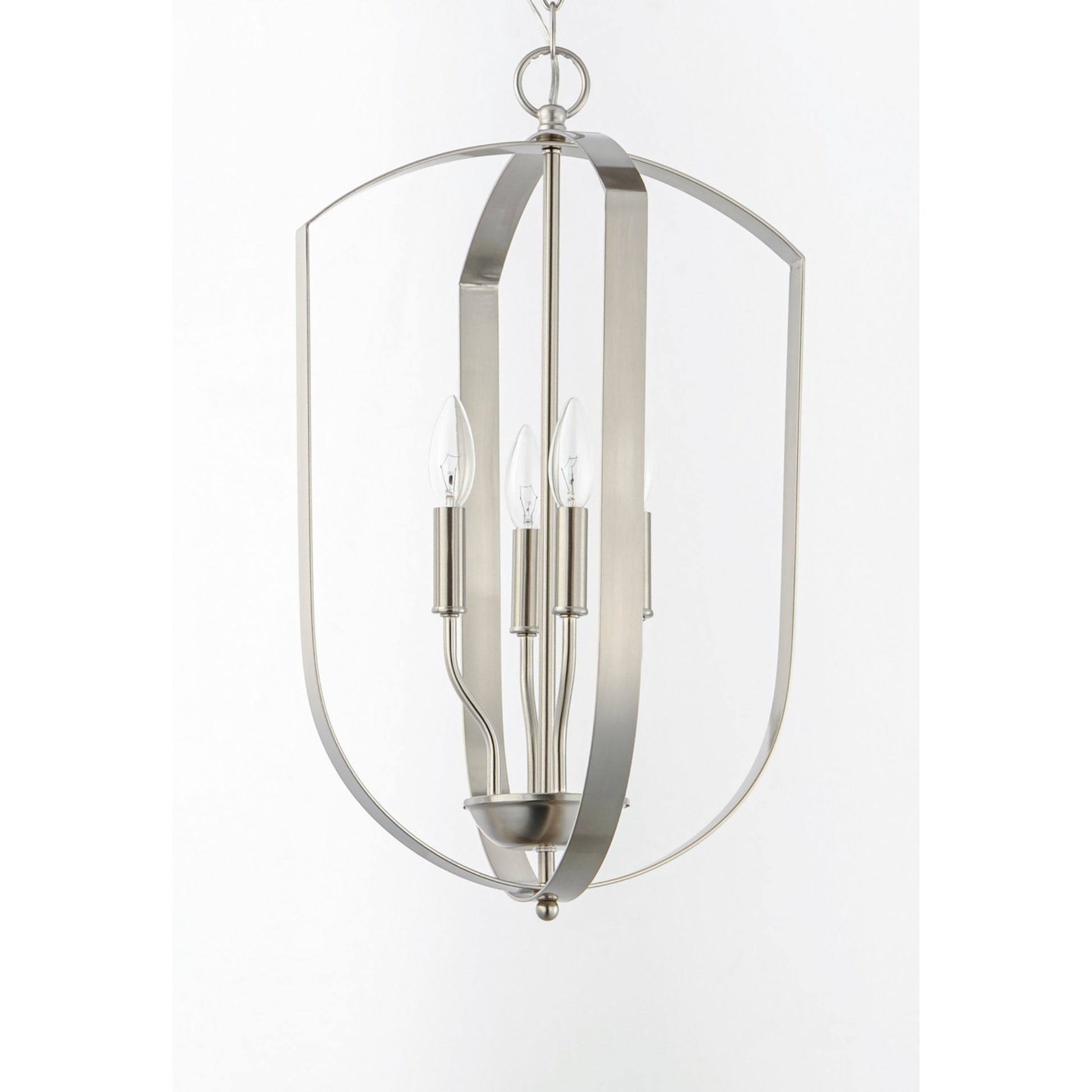 Provident 24" 4-Light Chandelier, Satin Nickel Finish - Bees Lighting