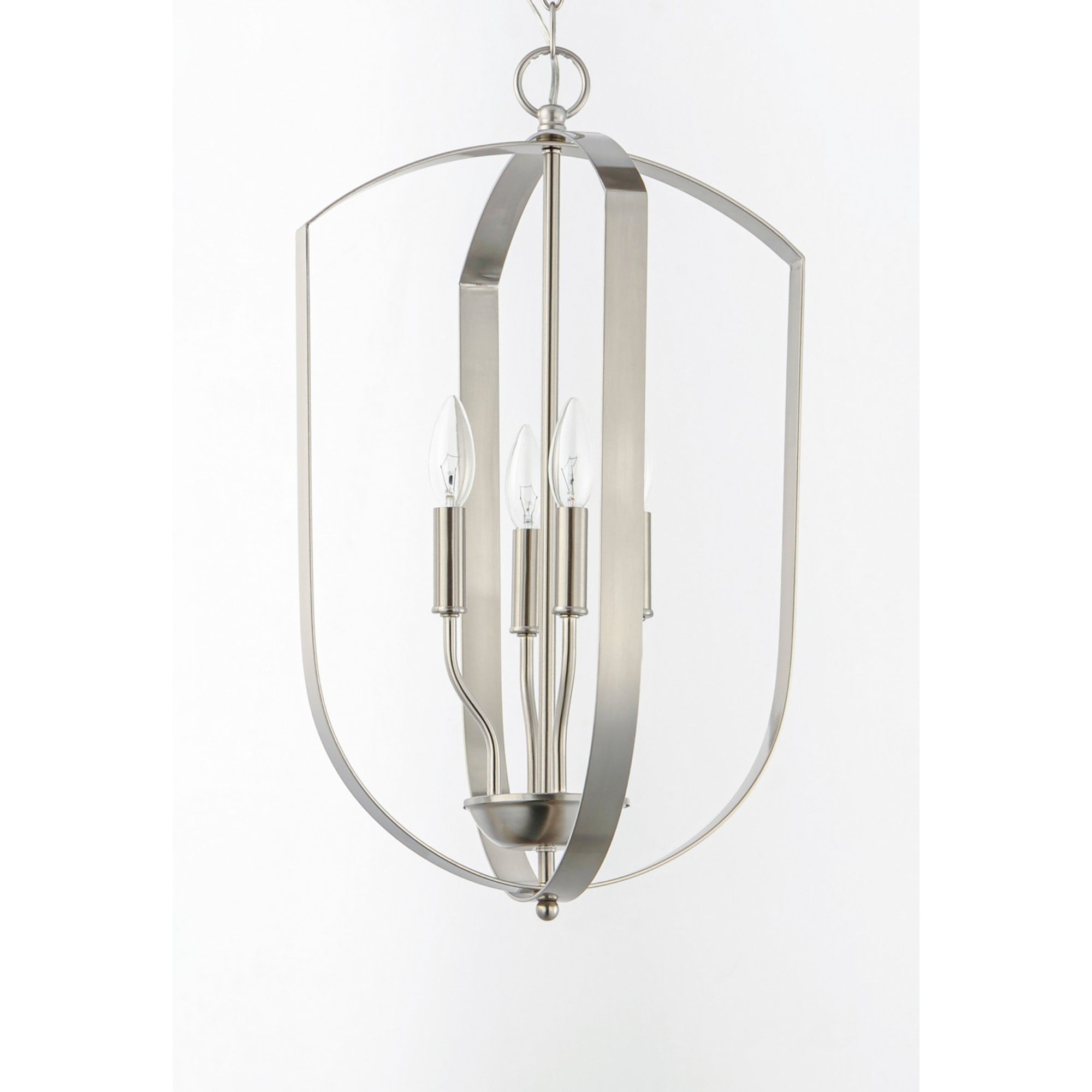 Provident 24" 4-Light Chandelier, Satin Nickel Finish - Bees Lighting