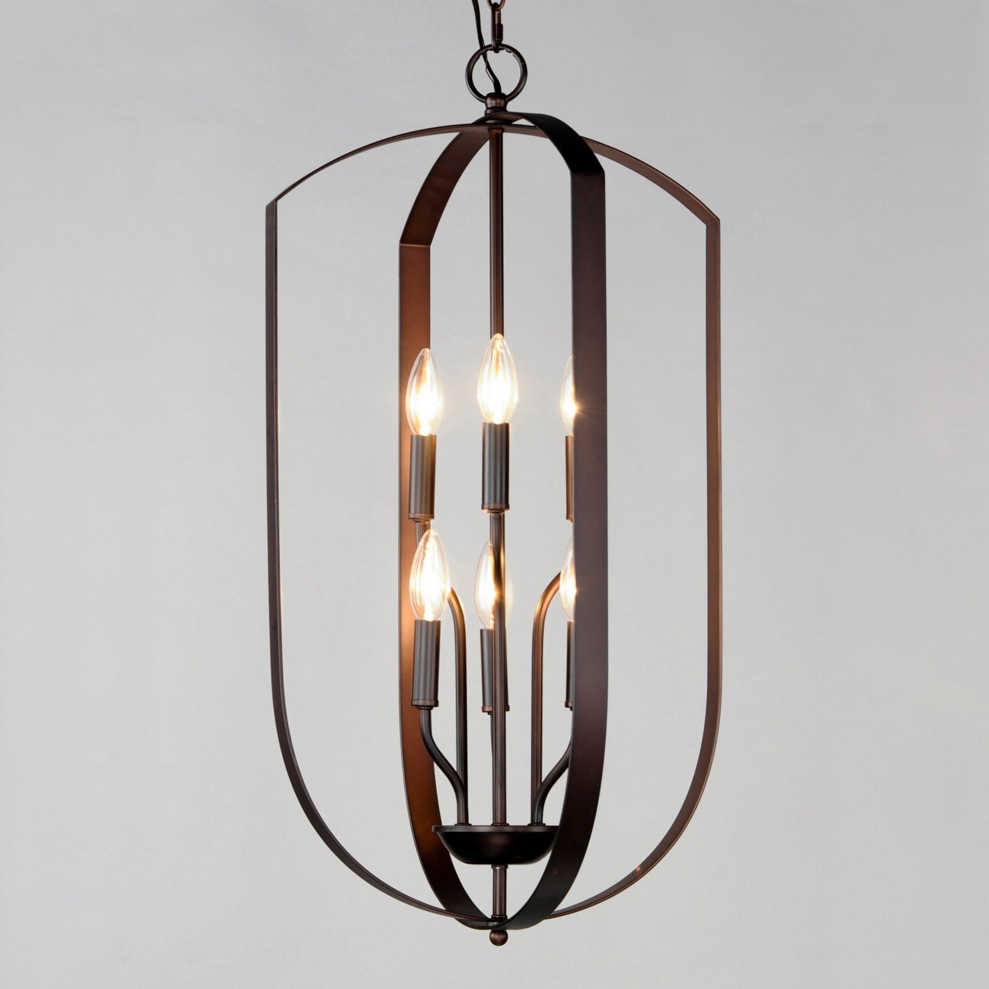 Provident 30" 6-Light Chandelier, Oil Rubbed Bronze Finish