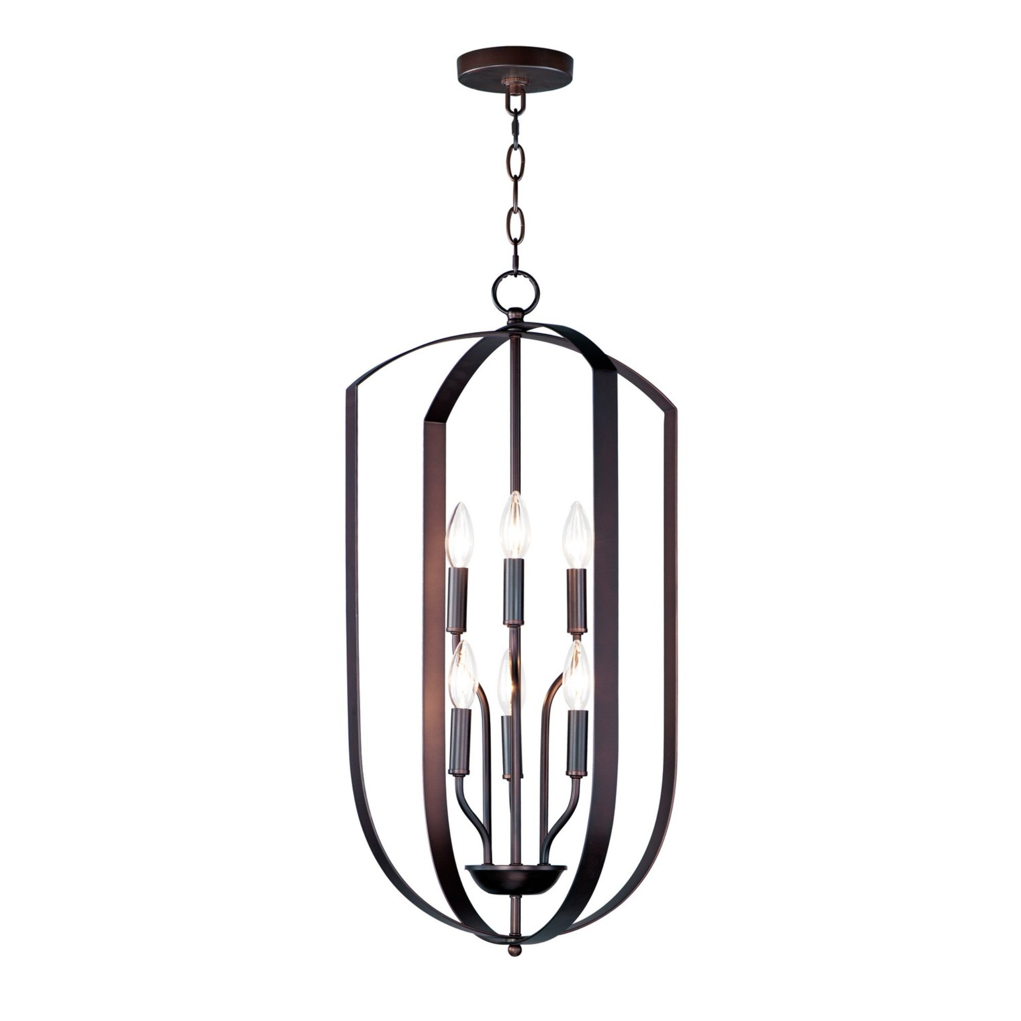 Provident 30" 6-Light Chandelier, Oil Rubbed Bronze Finish