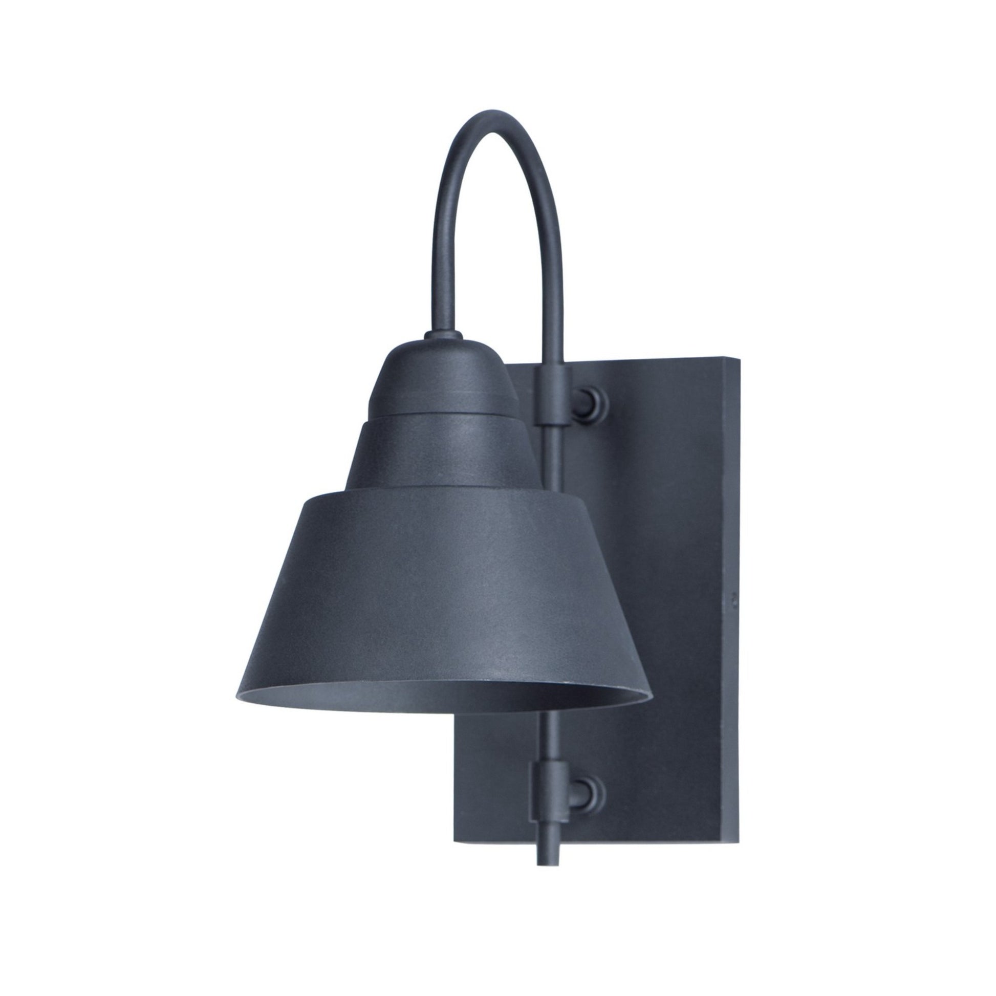 Shoreline 15" Outdoor Wall Lantern, Black Finish - Bees Lighting