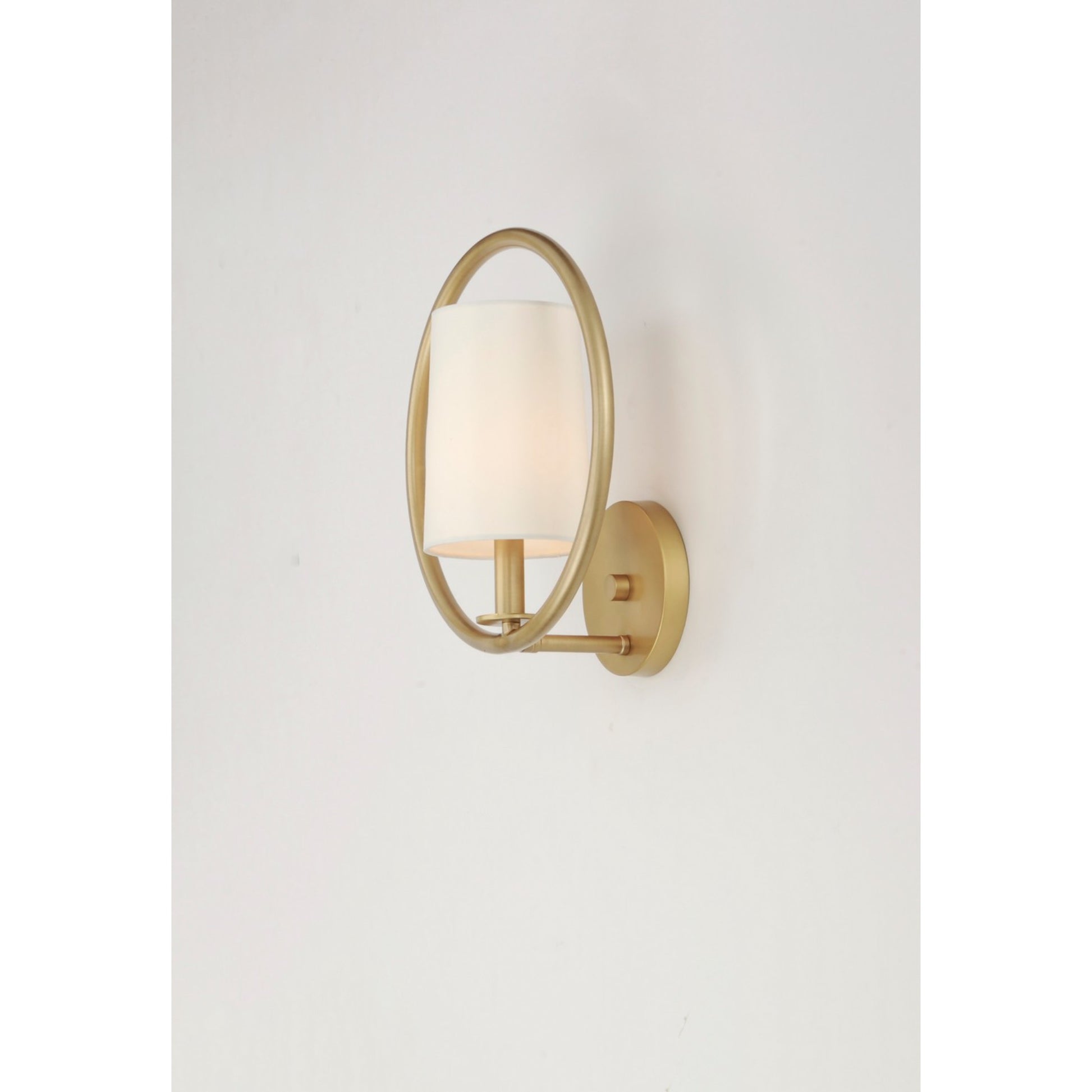Meridian 13" Semi-Flush Mount, Natural Aged Brass Finish - Bees Lighting