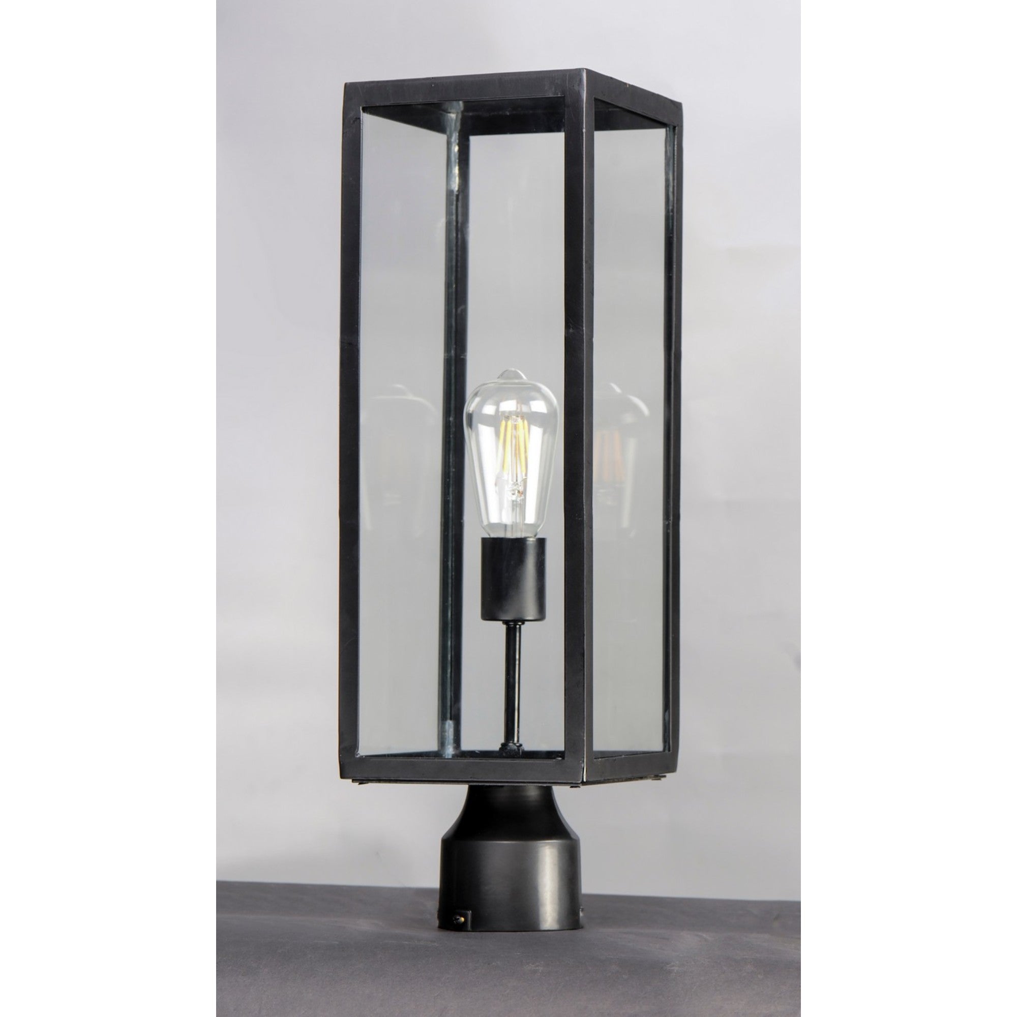 Catalina 20" Outdoor Post Lantern, Dark Bronze Finish - Bees Lighting