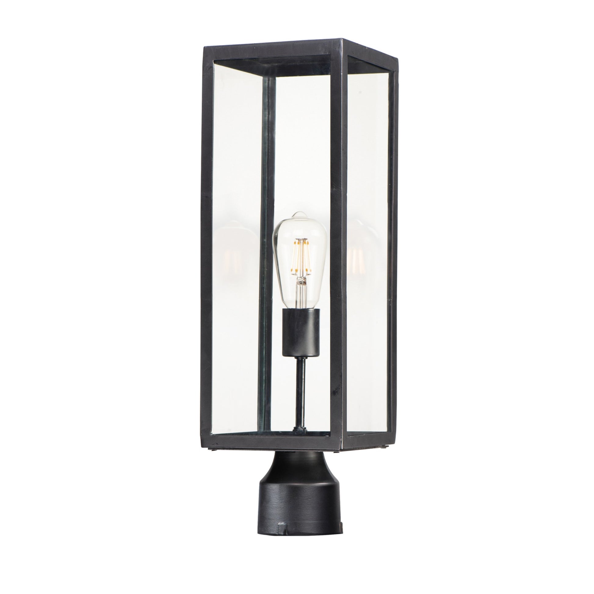 Catalina 20" Outdoor Post Lantern, Dark Bronze Finish - Bees Lighting