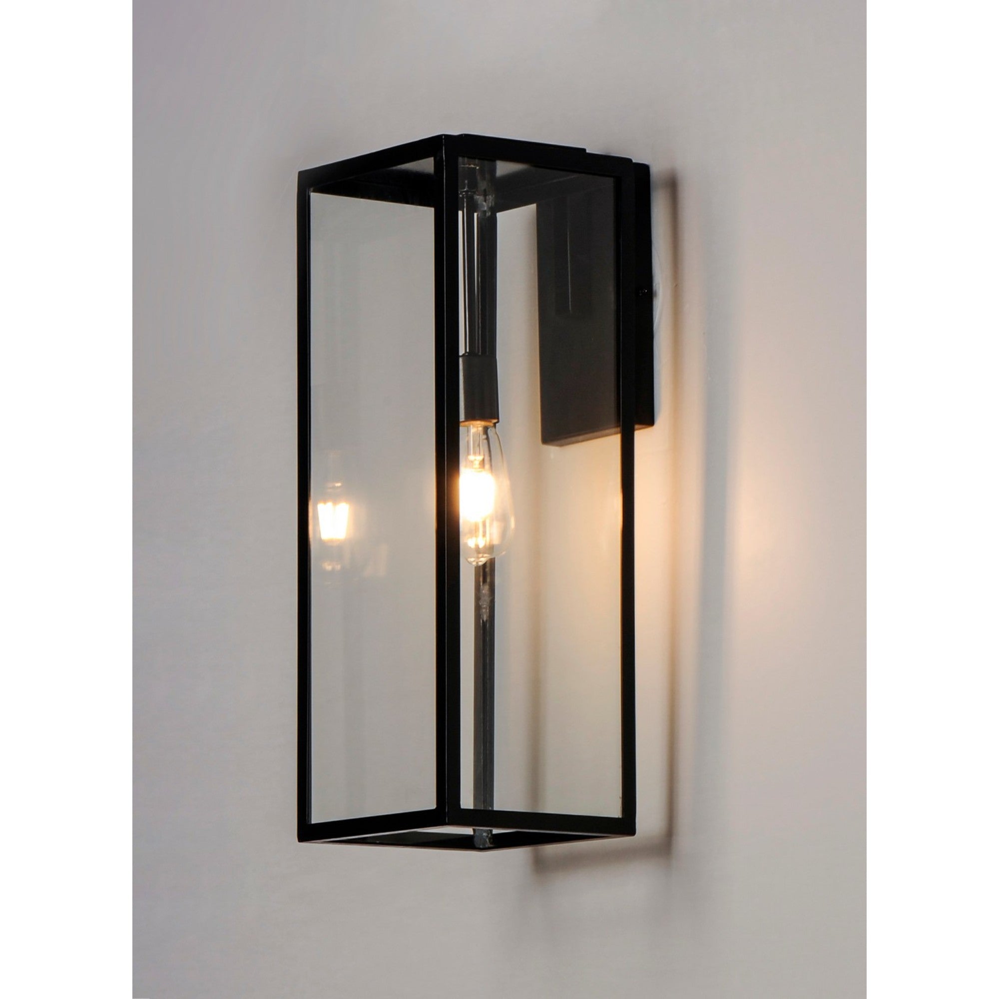 Catalina 17" Outdoor Wall Lantern, Dark Bronze Finish - Bees Lighting