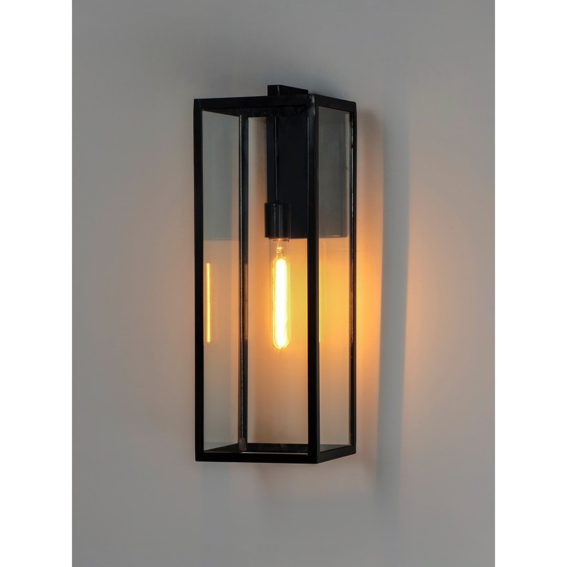 Catalina 21" Outdoor Wall Lantern, Dark Bronze Finish - Bees Lighting