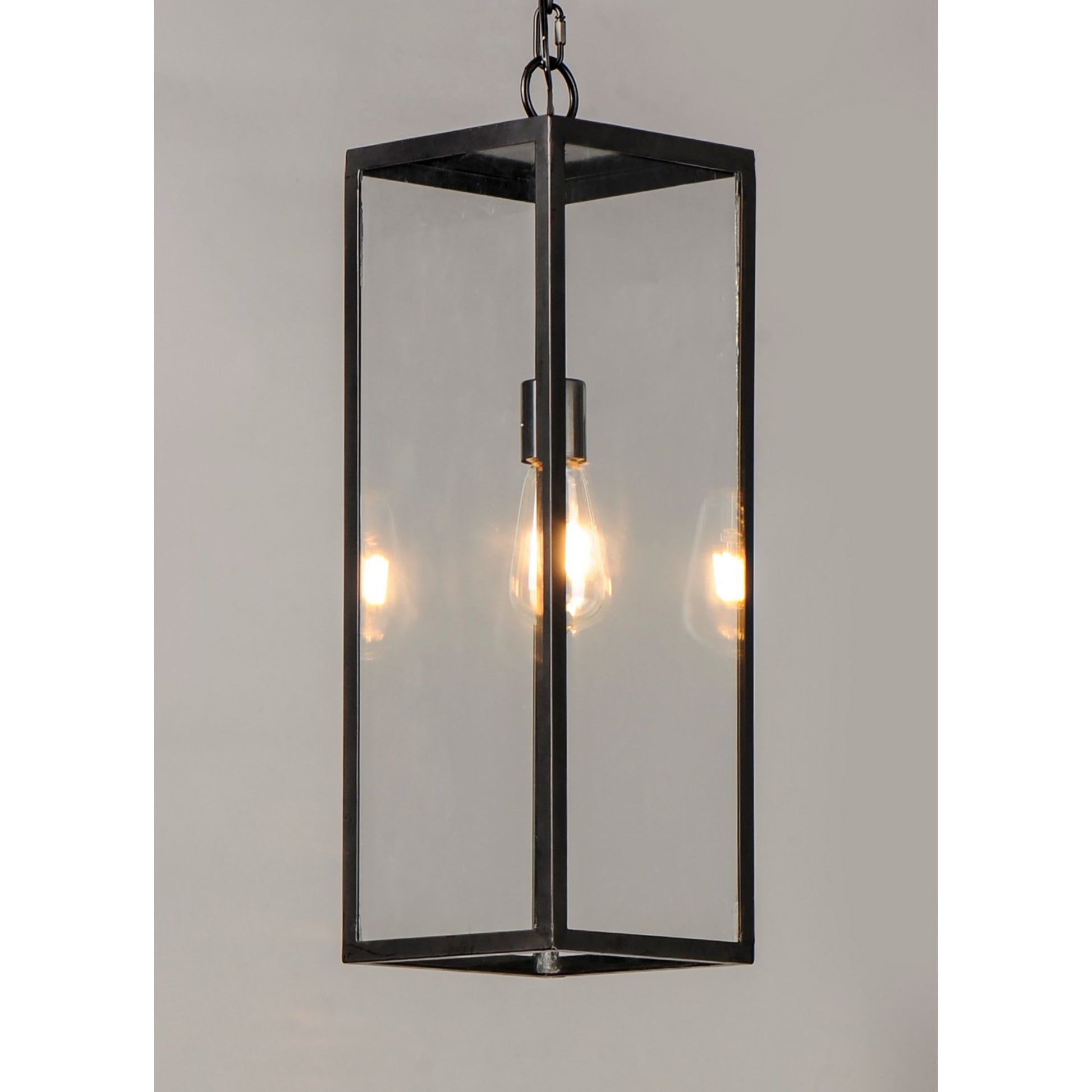 Catalina 23" Outdoor Hanging Lantern, Dark Bronze Finish - Bees Lighting