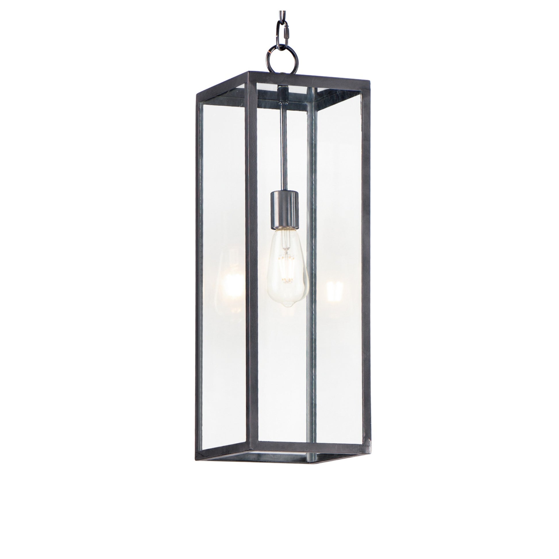 Catalina 23" Outdoor Hanging Lantern, Dark Bronze Finish - Bees Lighting