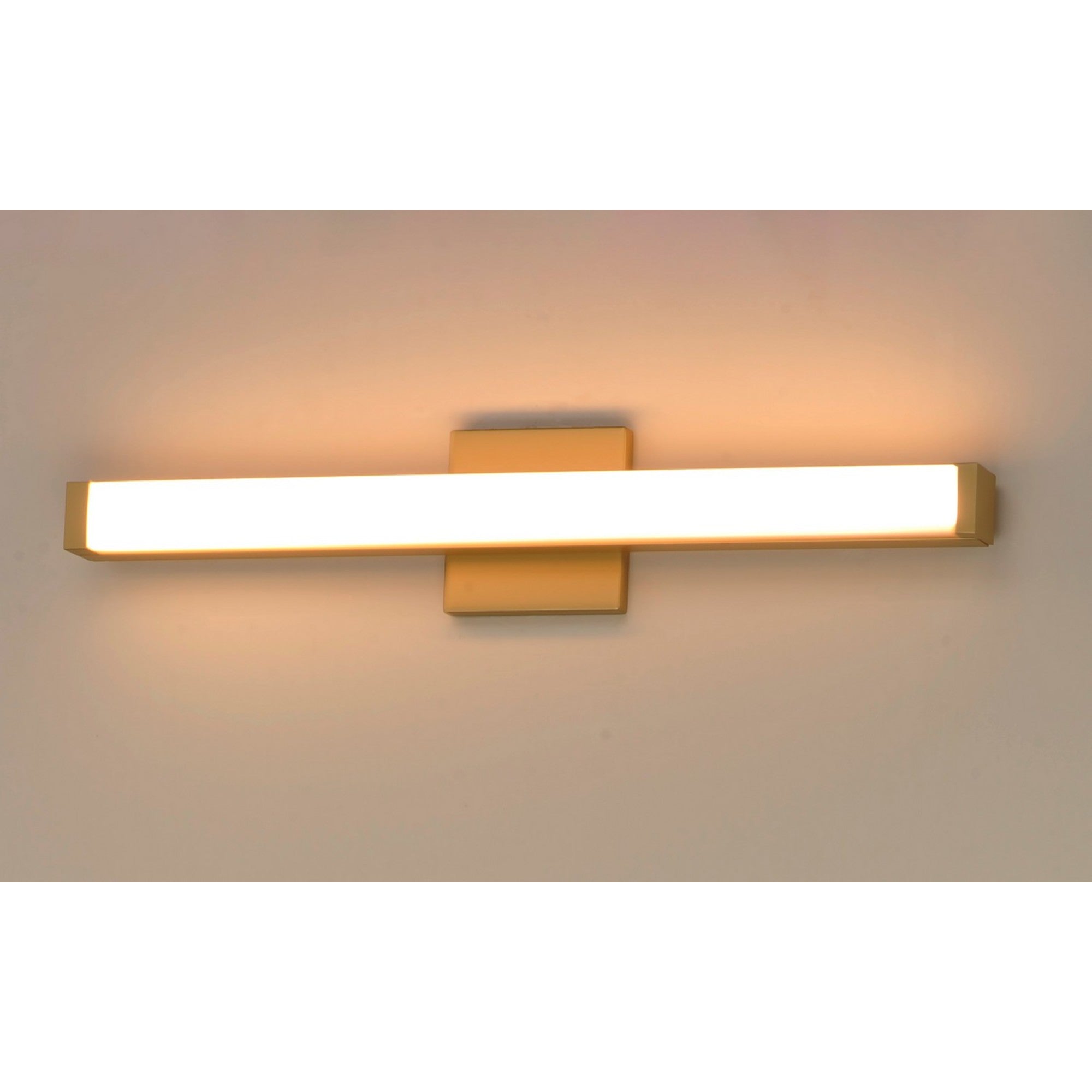 Spec 24" LED Bath Vanity, Gold Finish - Bees Lighting