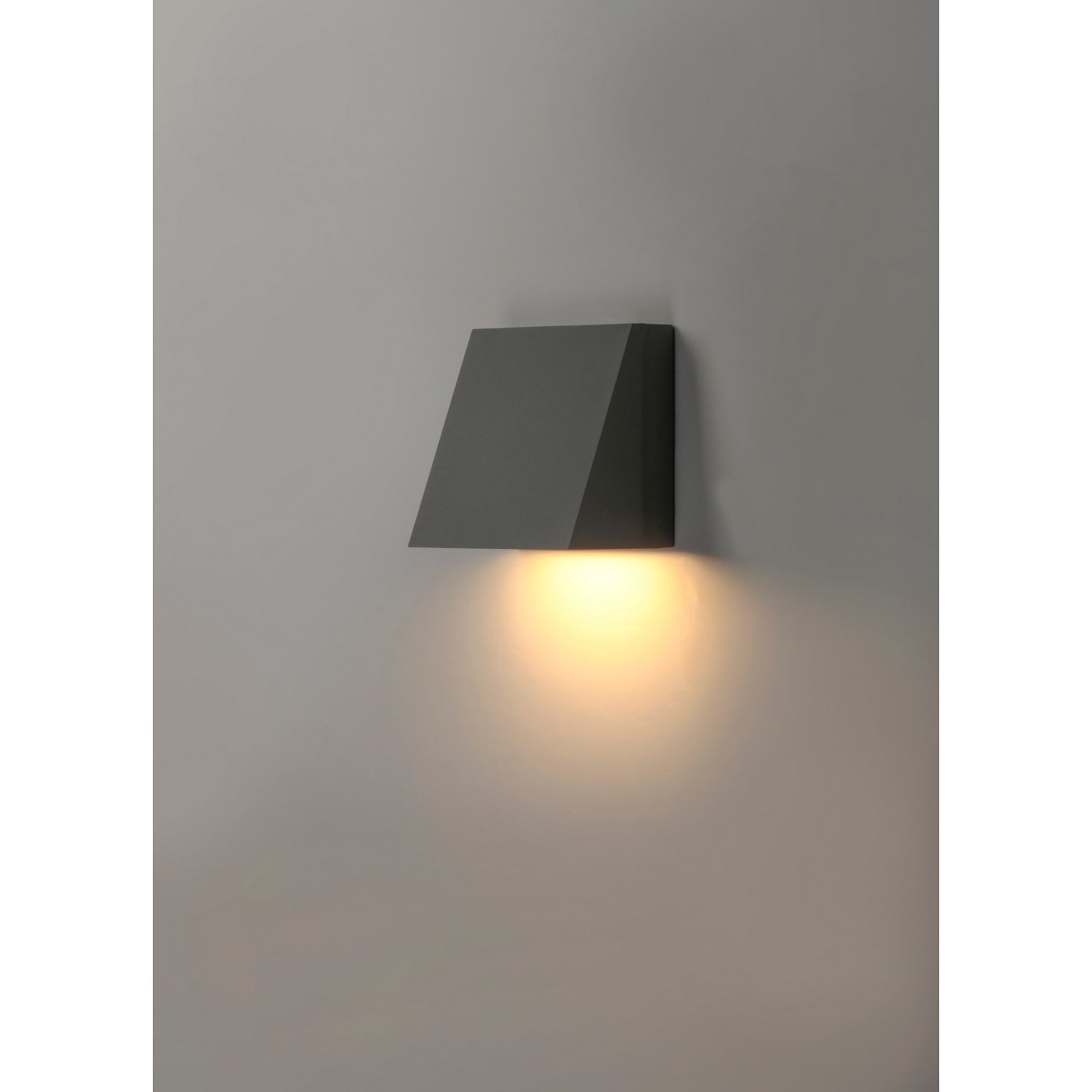 Pathfinder 6" LED Outdoor Wall Sconce, Silver Finish - Bees Lighting