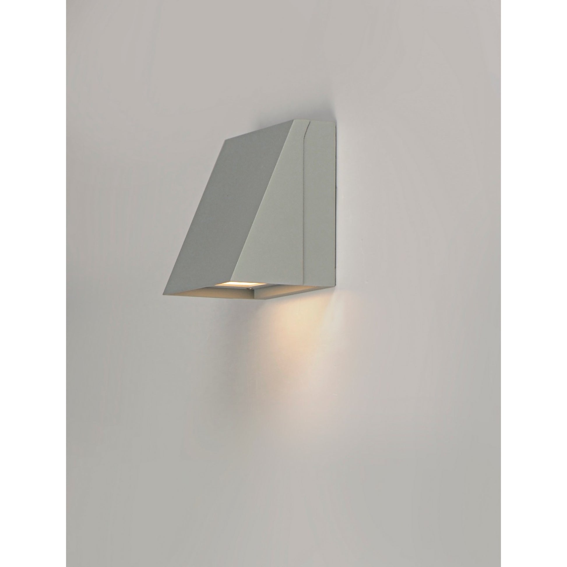 Pathfinder 6" LED Outdoor Wall Sconce, Silver Finish - Bees Lighting