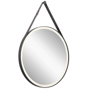 Martell 40" LED Mirror, Matte Black Finish - Bees Lighting