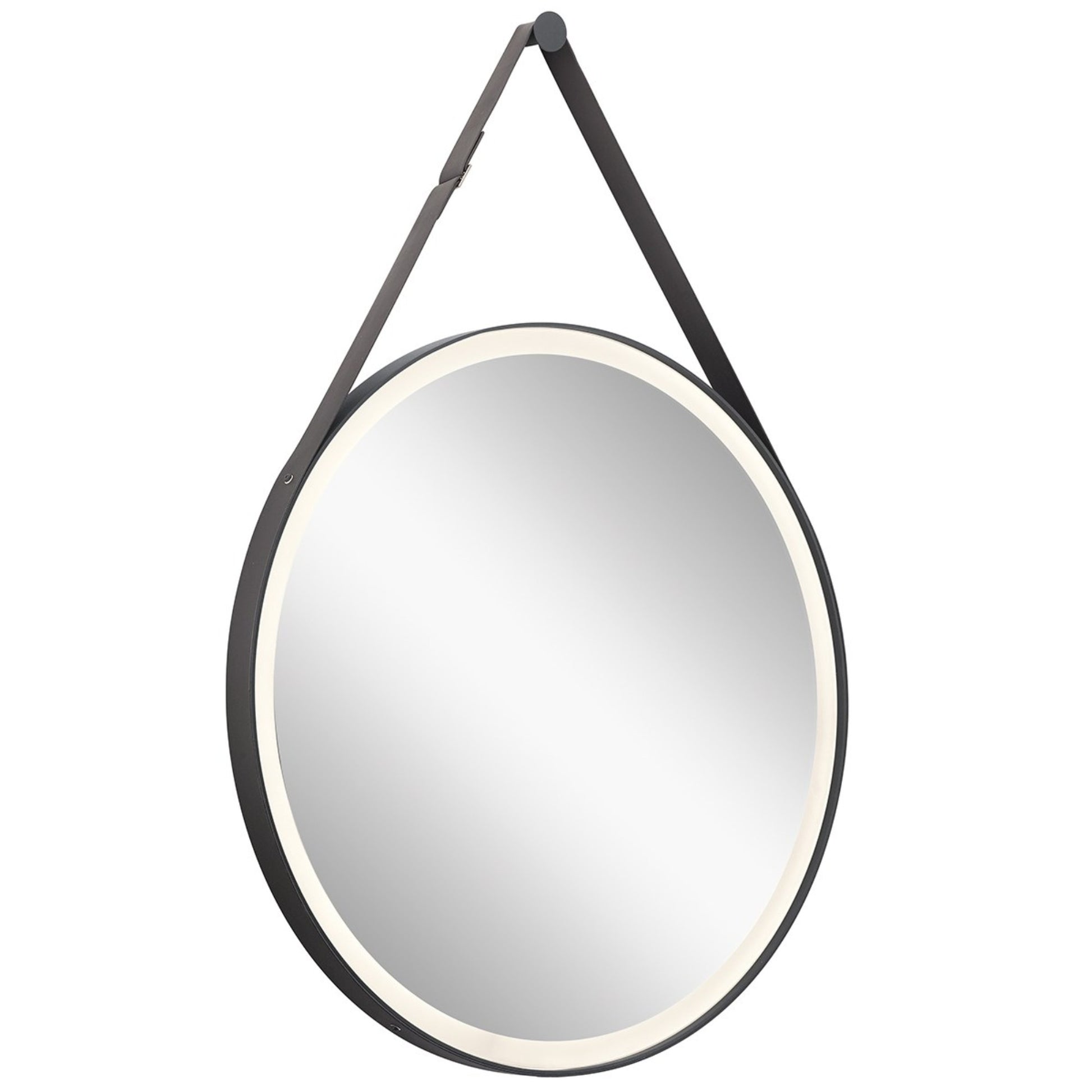 Martell 40" LED Mirror, Matte Black Finish - Bees Lighting