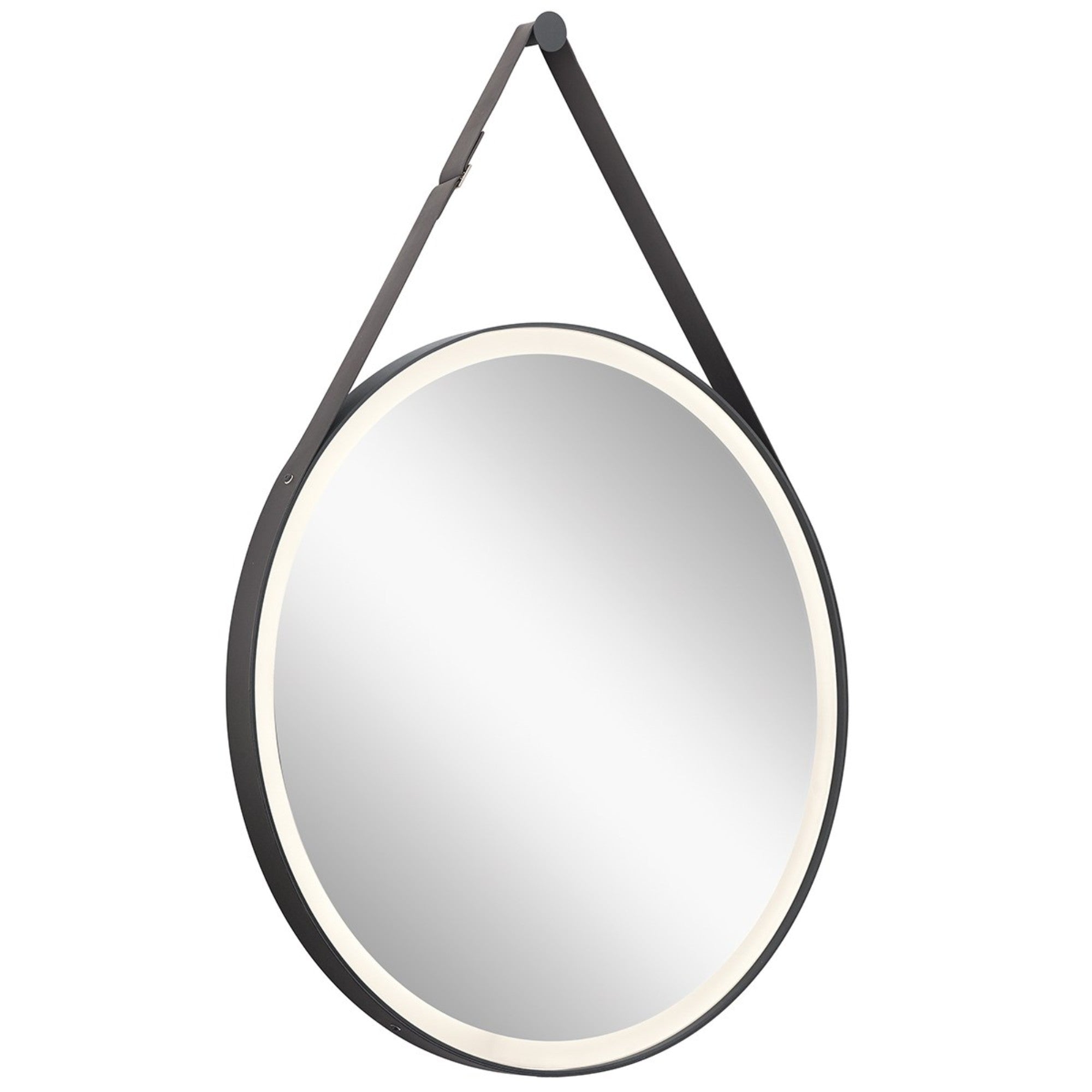 Martell 40" LED Mirror, Matte Black Finish - Bees Lighting