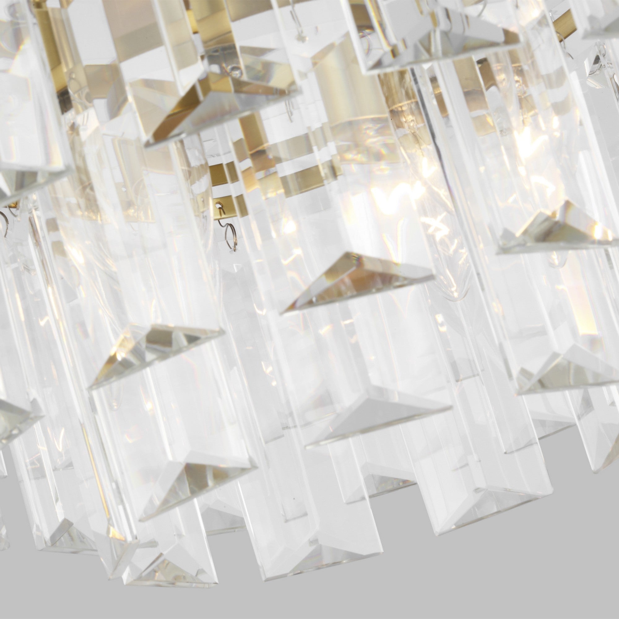 Arden 16 in. 4 Lights Chandelier Brass finish - Bees Lighting