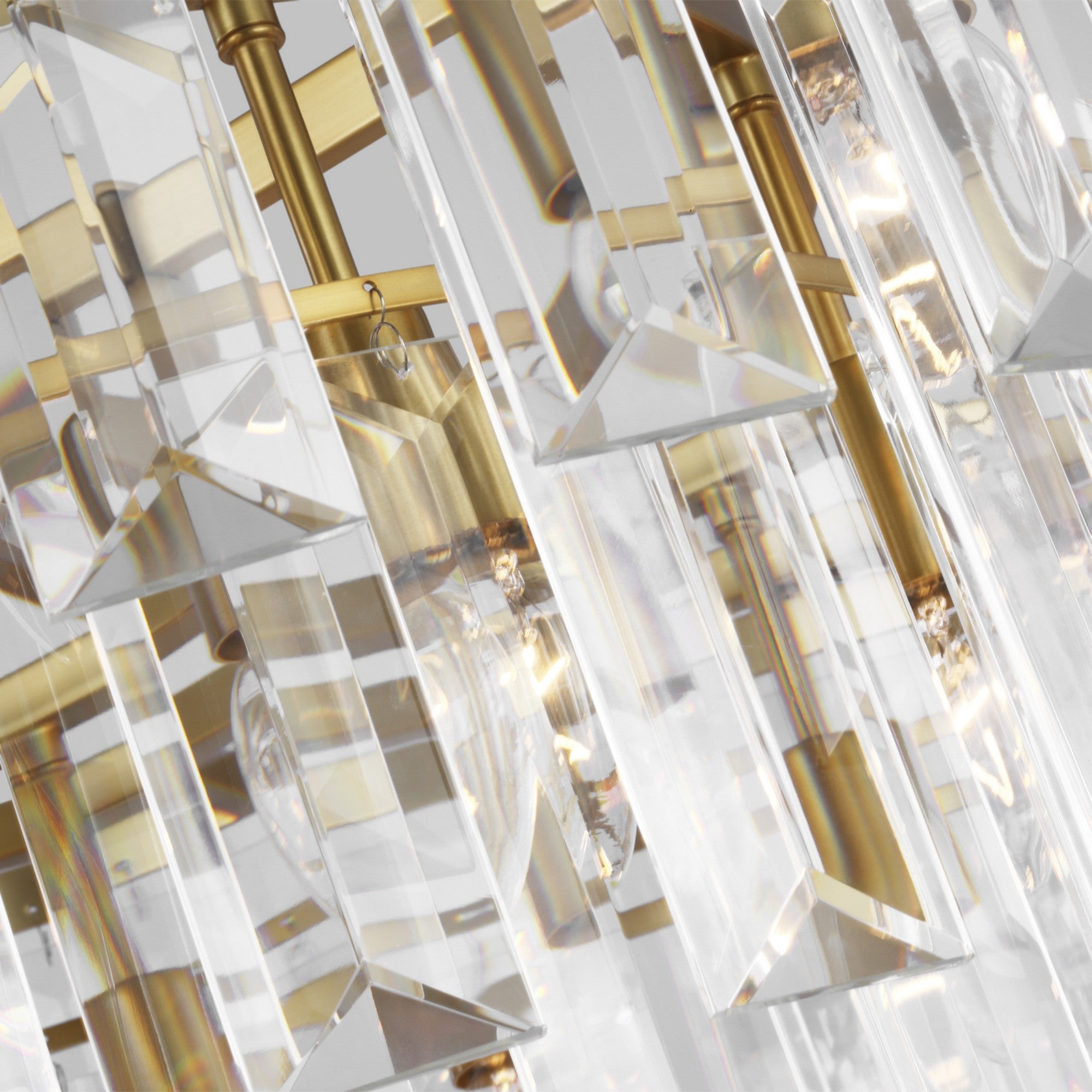 Arden 33" 16-Light Large Chandelier, Burnished Brass Finish - Bees Lighting