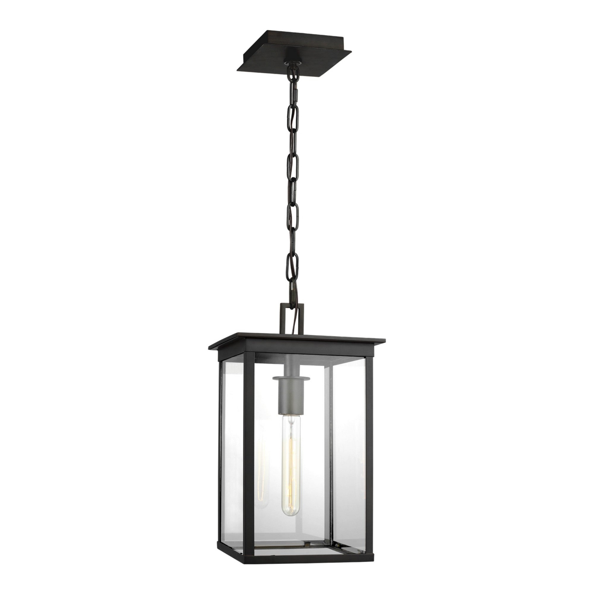 Freeport 9" Small Outdoor Hanging Lantern, Heritage Copper Finish - Bees Lighting