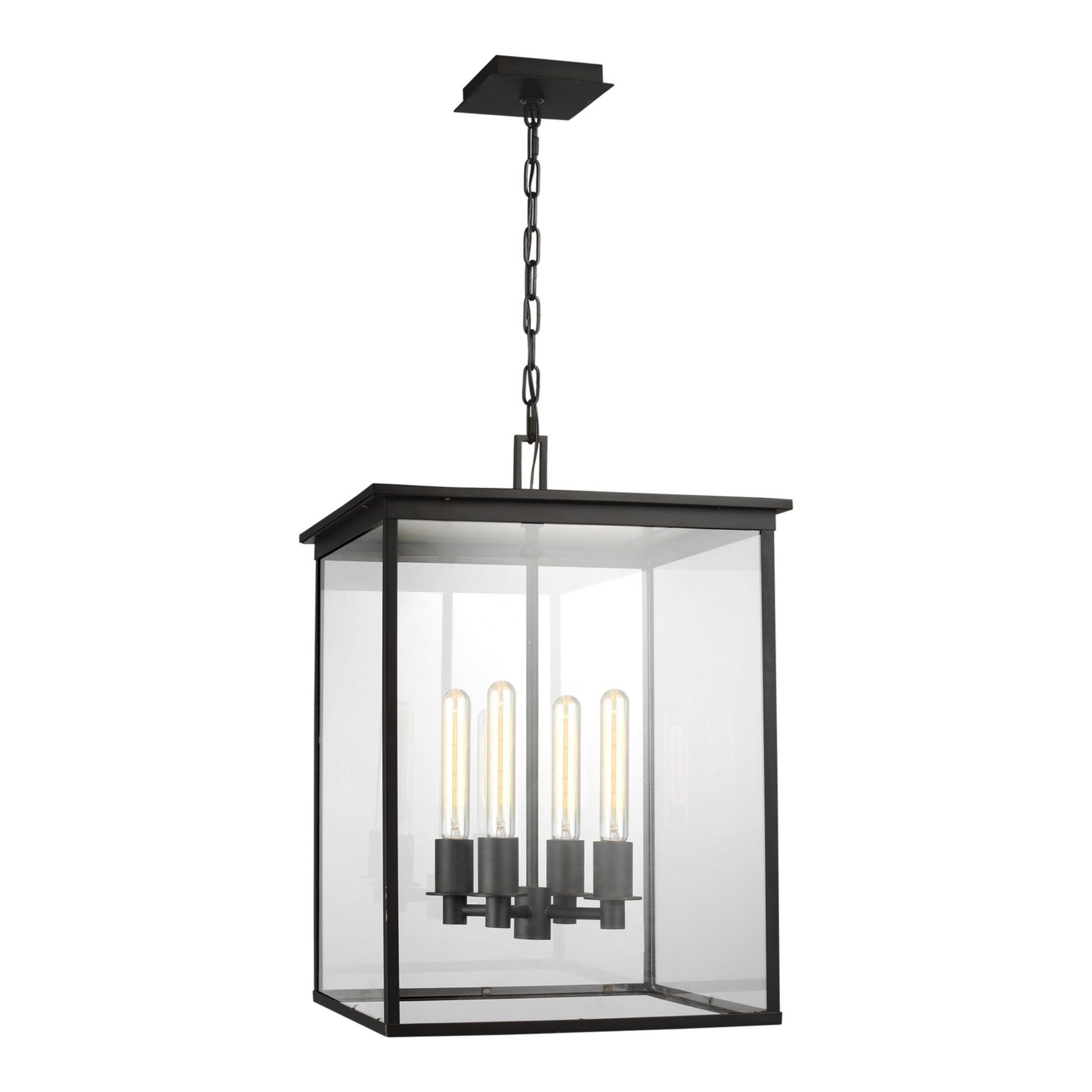Freeport 17" Medium Outdoor Hanging Lantern, Heritage Copper Finish - Bees Lighting
