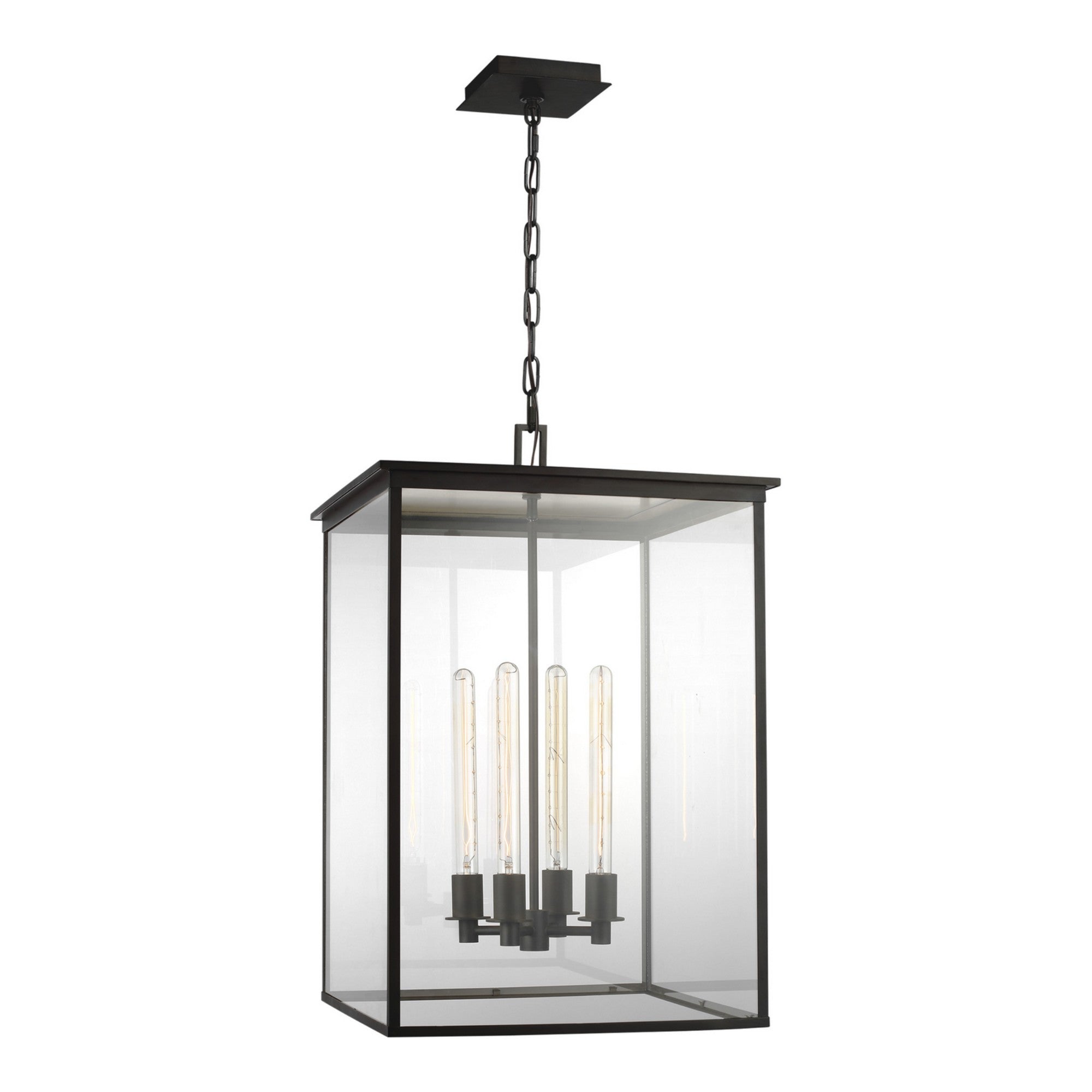 Freeport 20" Large Outdoor Hanging Lantern, Heritage Copper Finish - Bees Lighting