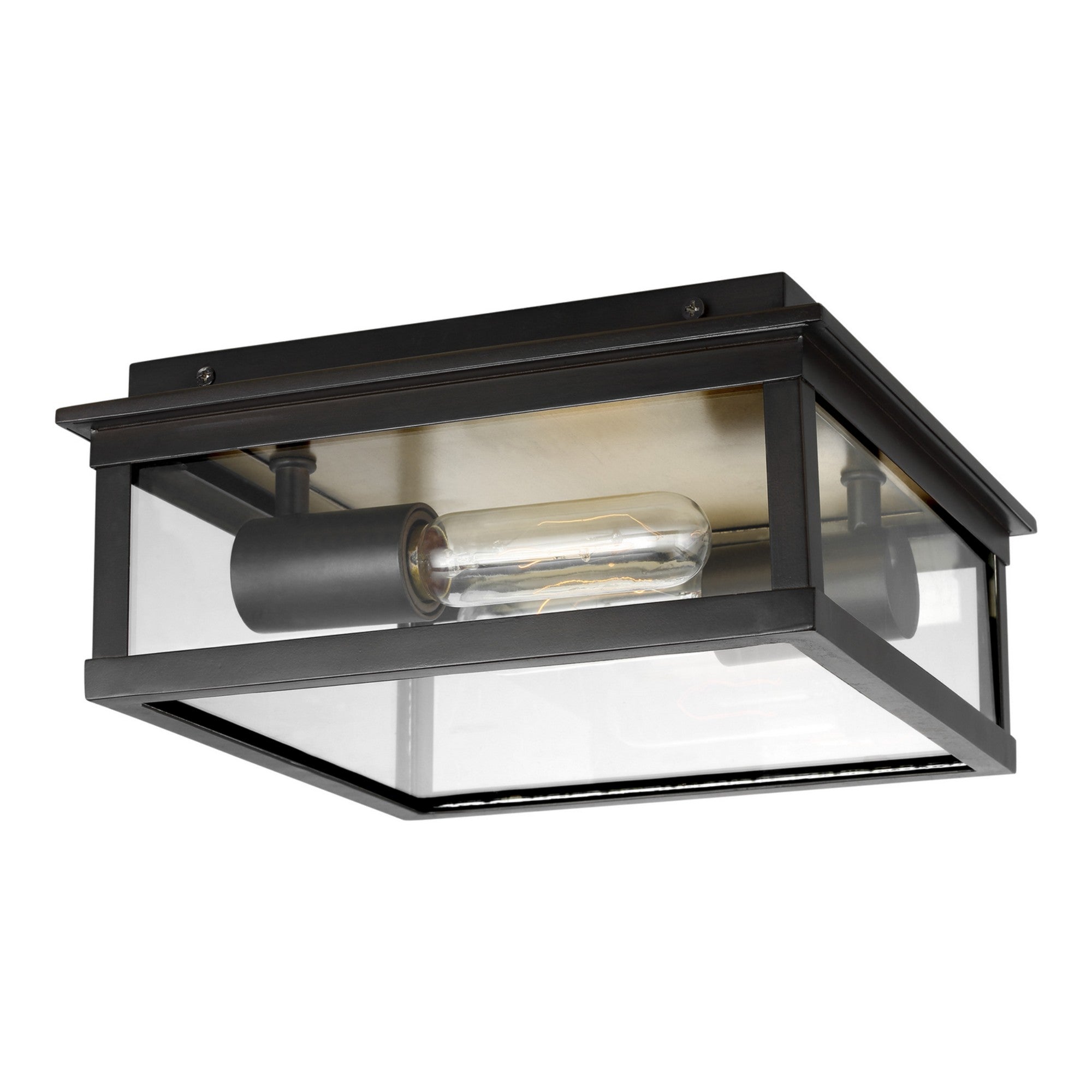 Freeport 11" Medium Outdoor Flush Mount, Heritage Copper Finish - Bees Lighting