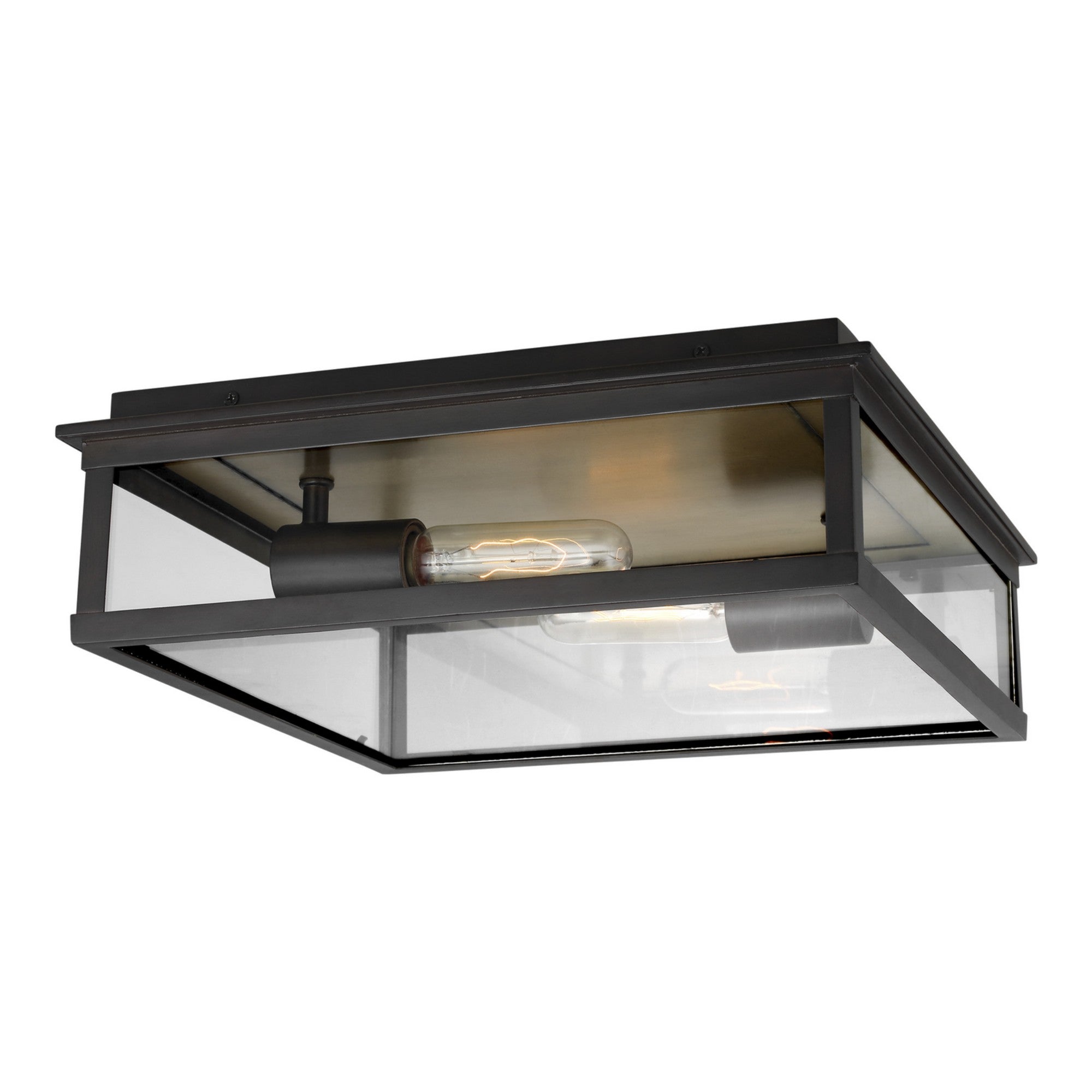 Freeport 15" Large Outdoor Flush Mount, Heritage Copper Finish - Bees Lighting