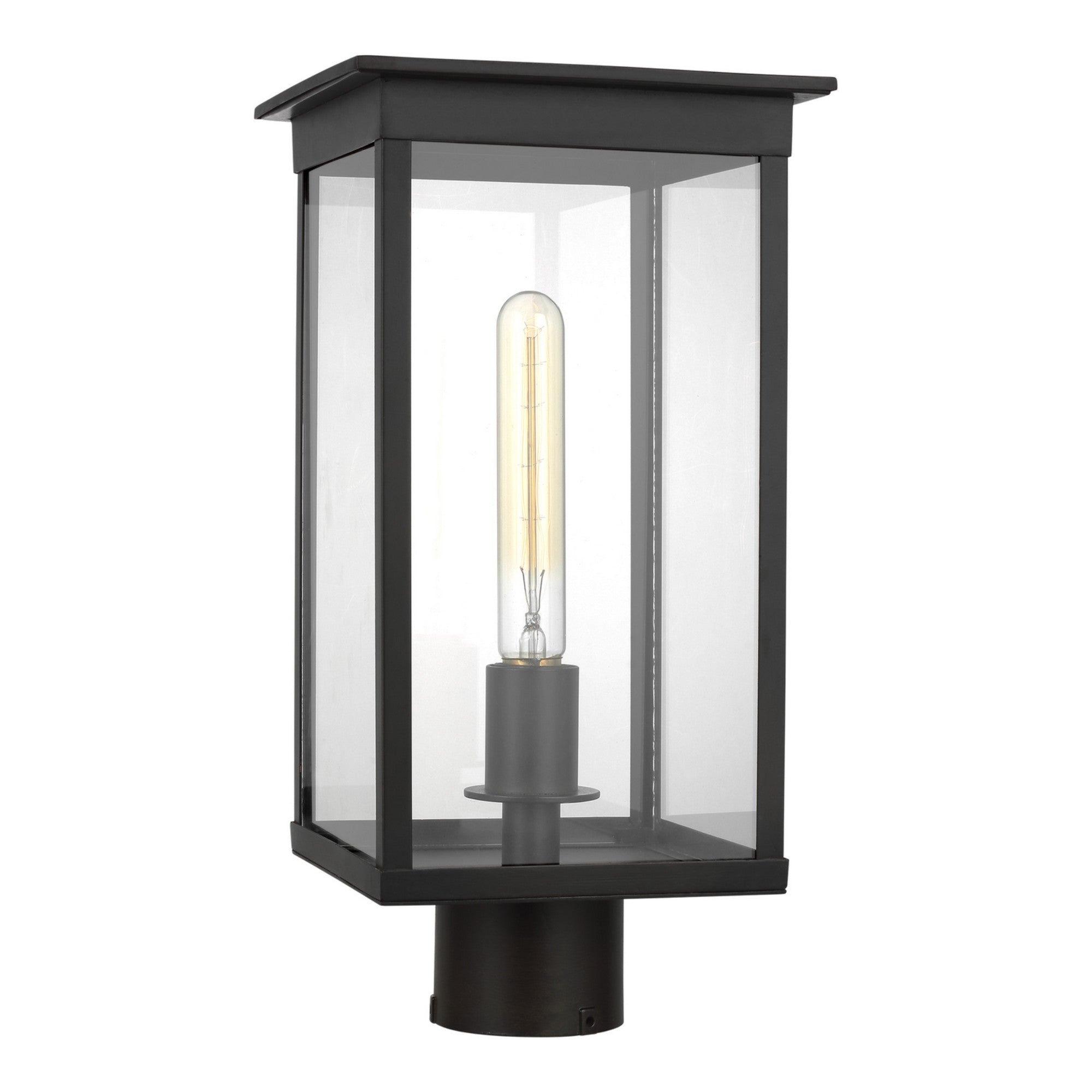 Freeport 16" Medium Outdoor Post Lantern, Heritage Copper Finish - Bees Lighting