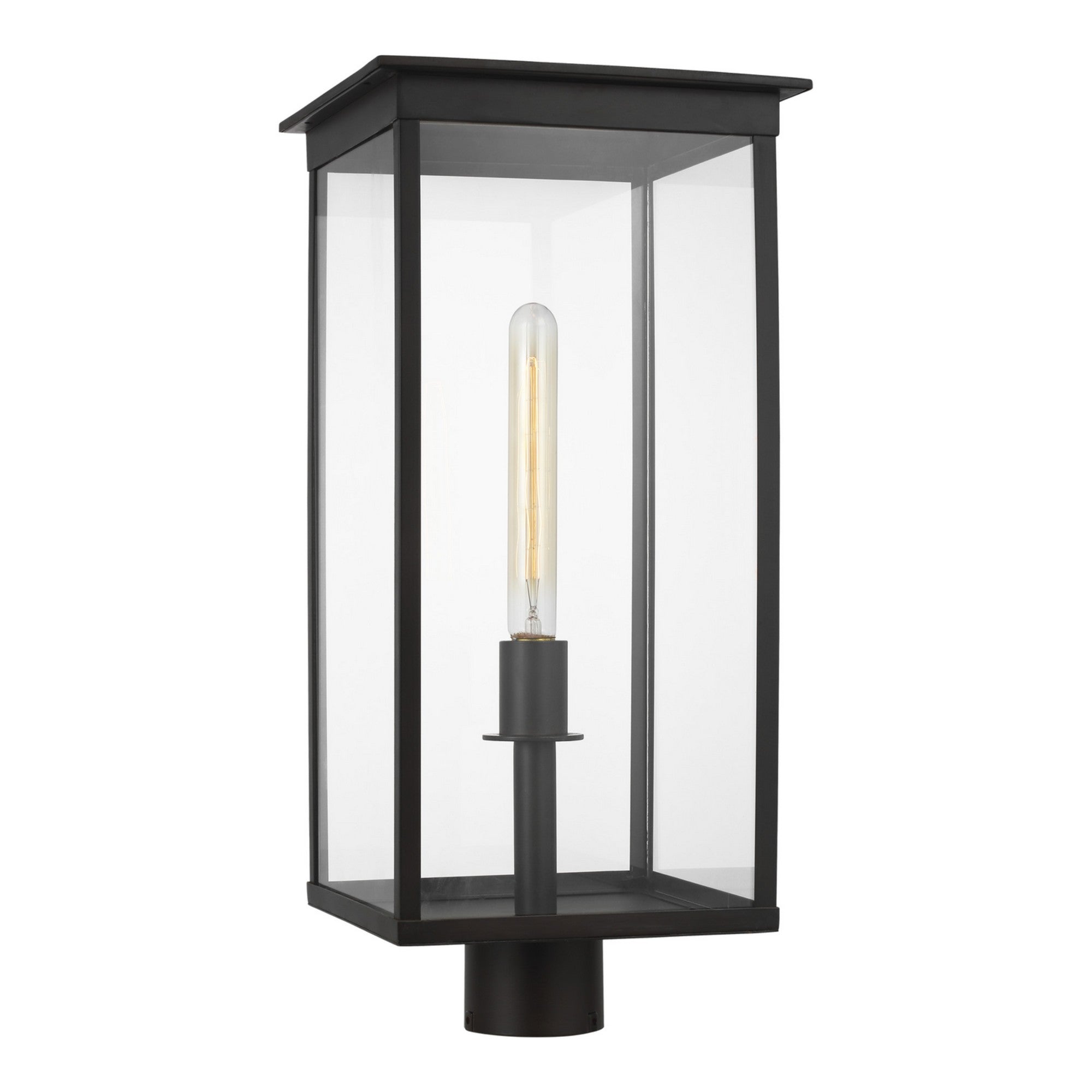 Freeport 22" Large Outdoor Post Lantern, Heritage Copper Finish - Bees Lighting