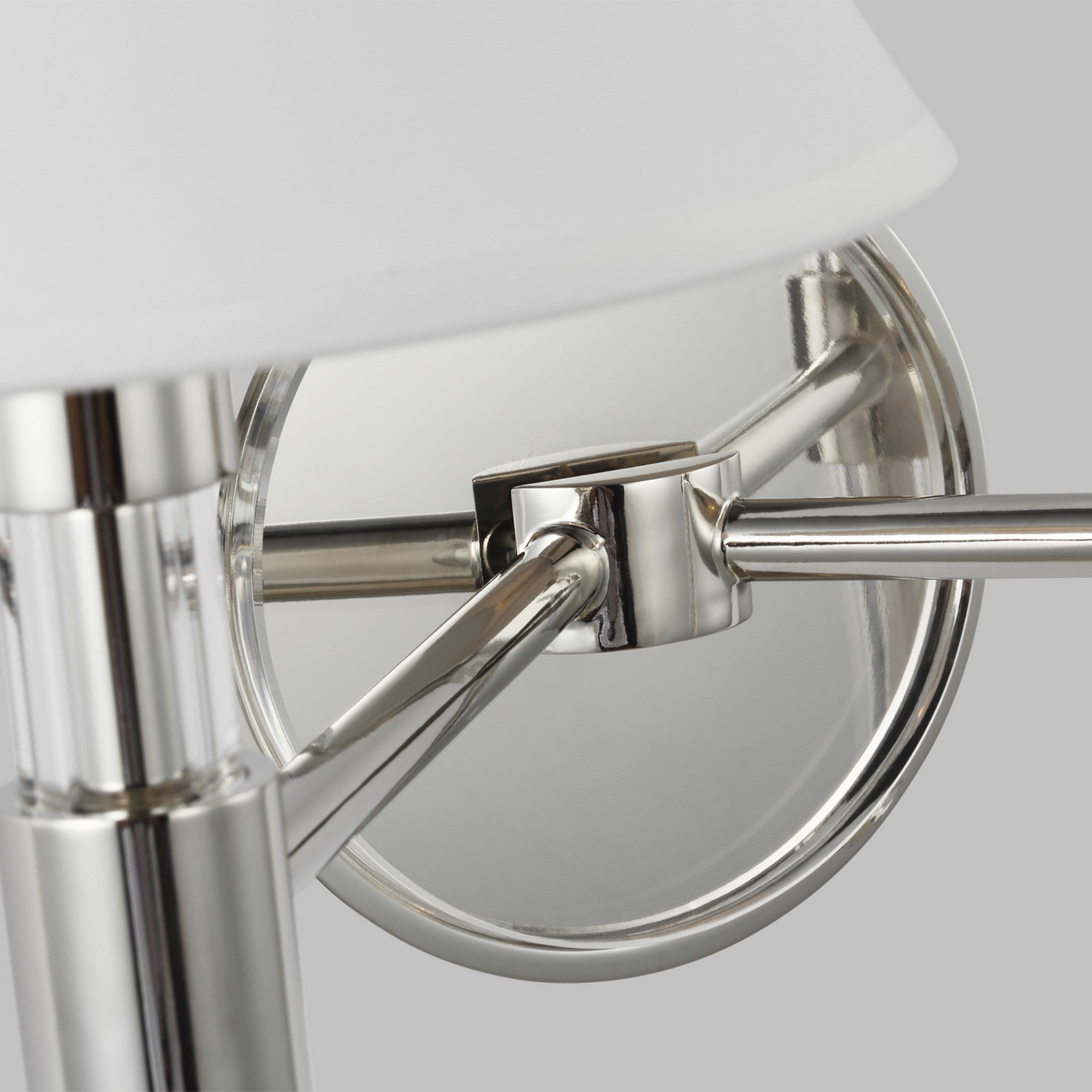 Robert 19" 2-Light Wall Sconce, Polished Nickel Finish - Bees Lighting