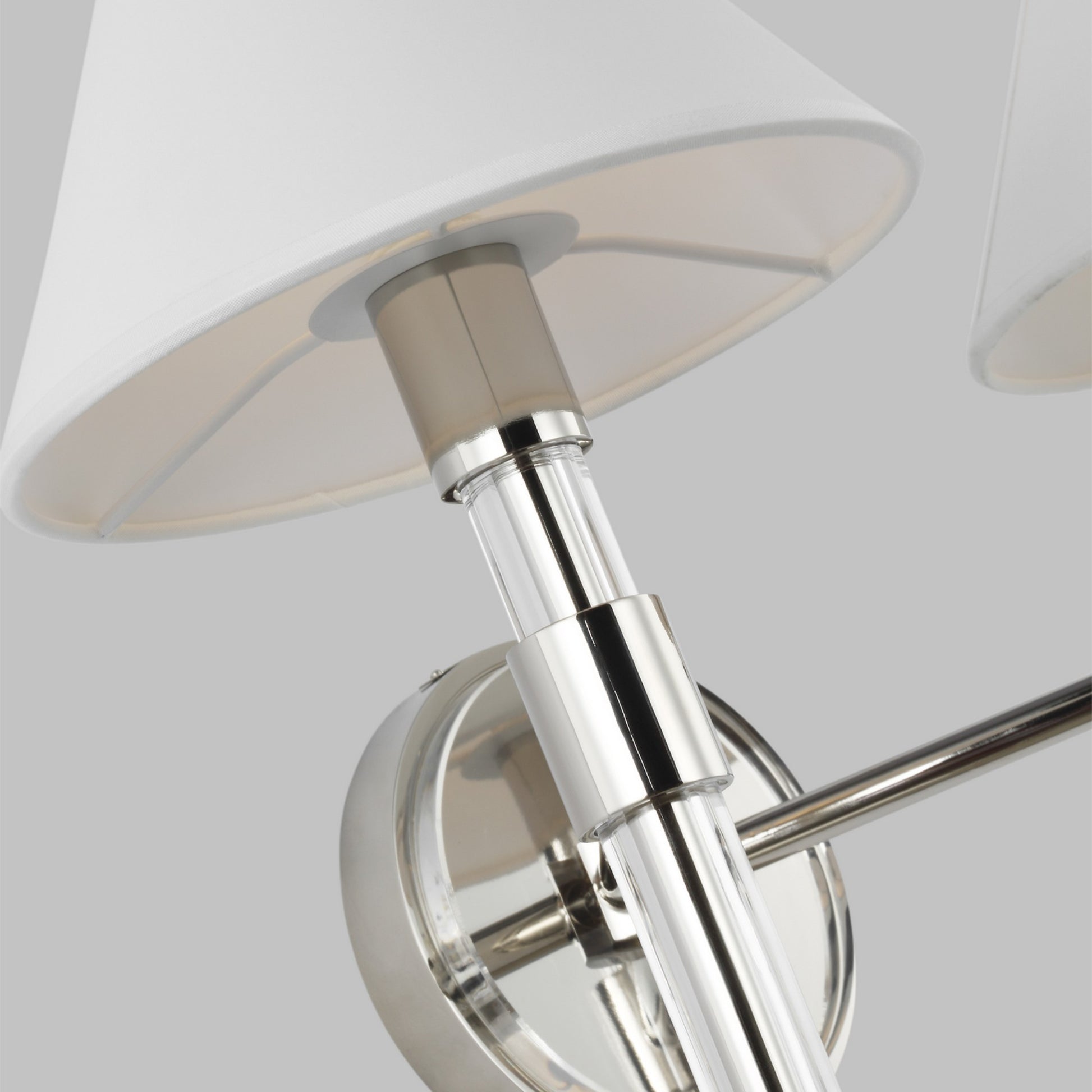 Robert 19" 2-Light Wall Sconce, Polished Nickel Finish - Bees Lighting