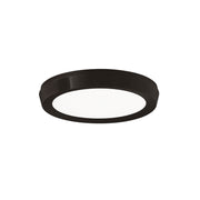 Argo 7" LED Flush Mount, 3000K, Black Finish - Bees Lighting