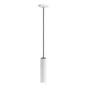 Pleat LED Mini Plaster Pendant, Black & White Finish - Bees Lighting
