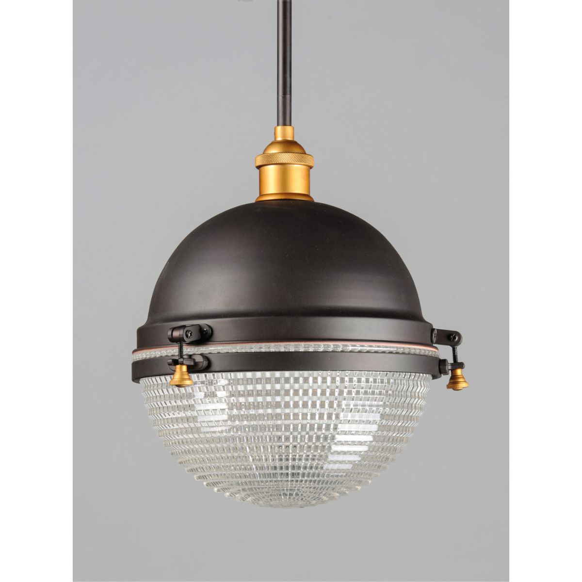 Portside 13 in. Outdoor Pendant Light Bronze Finish